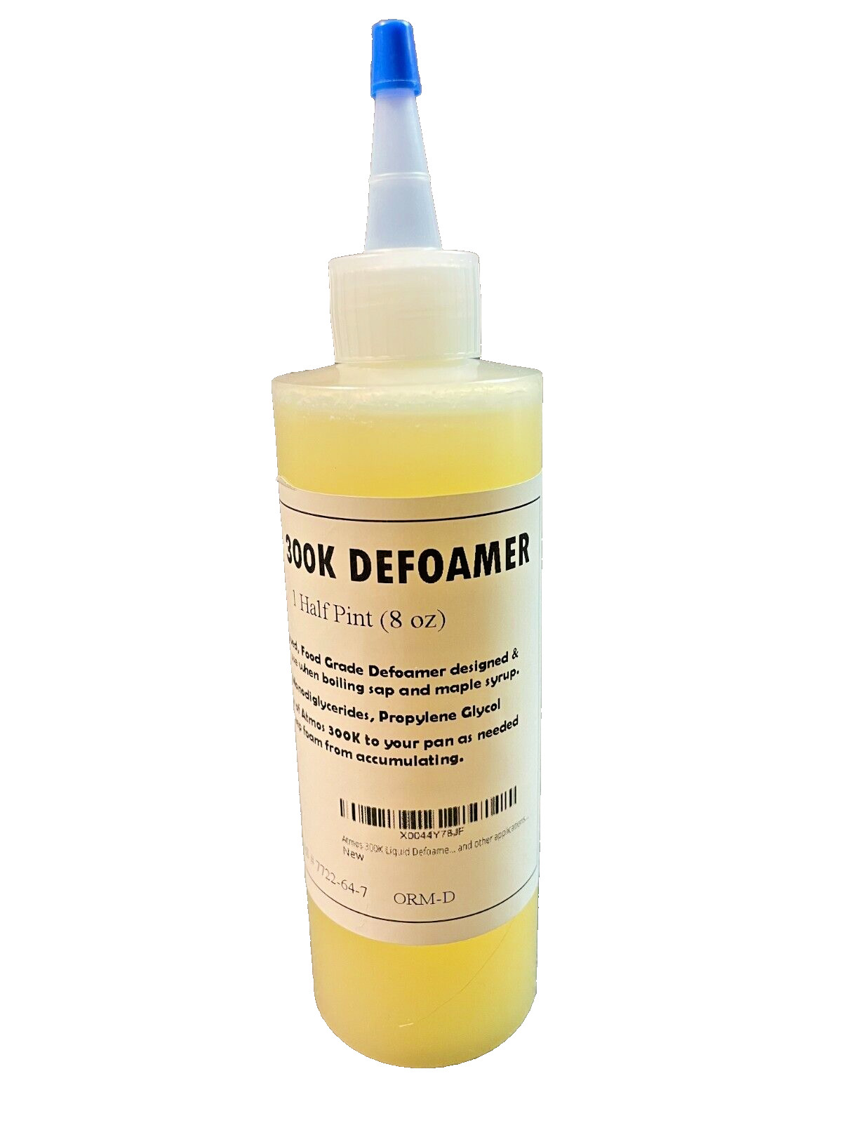 Liquid Defoamer 8oz (1 Half Pint), Atmos 300K, Food Grade, Kosher, Maple Sap Etc