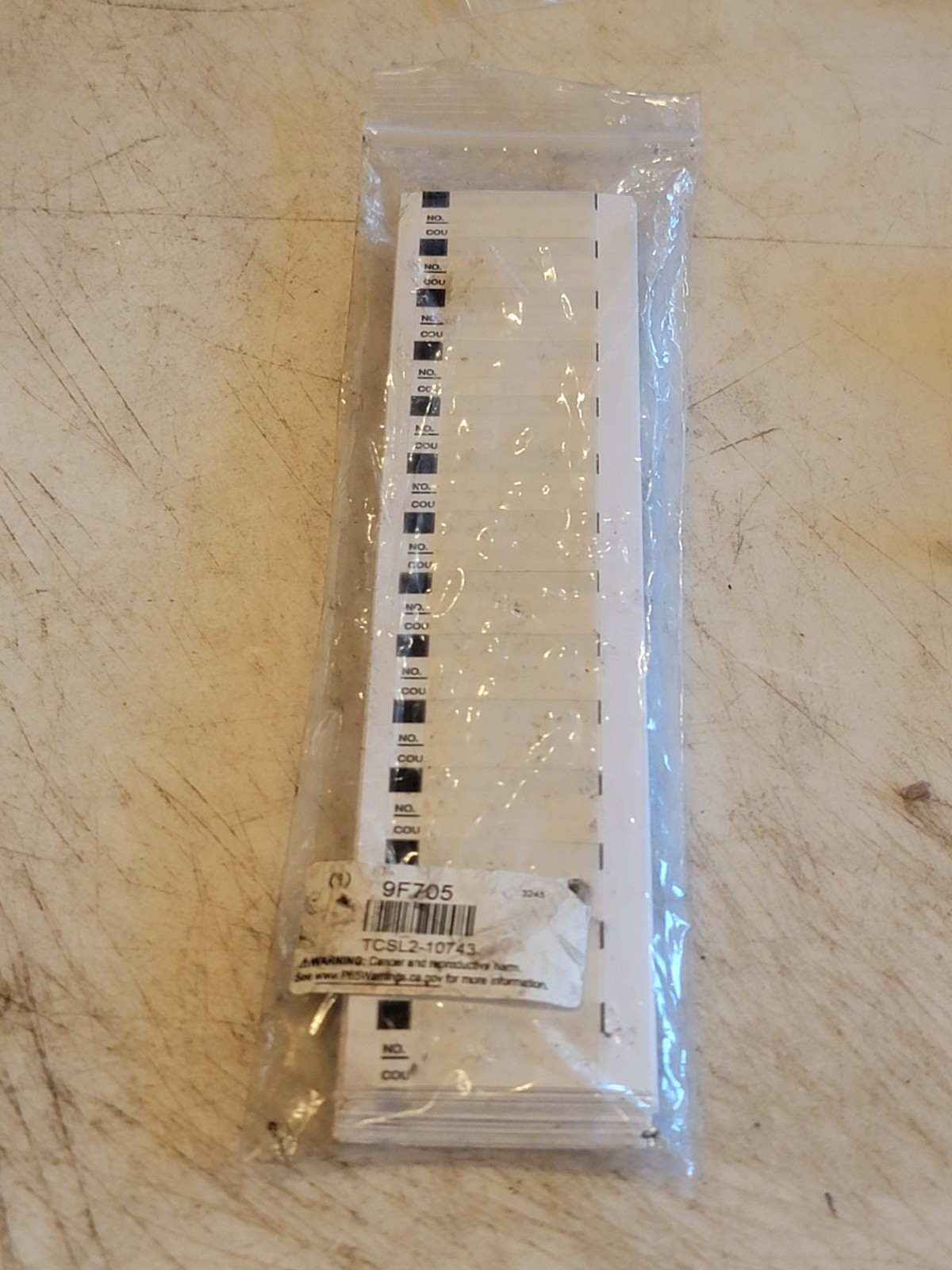 Stranco TCSL2-10743 Inspection Label, English,Inventory, Pk350, Tcsl2-10743. RA1