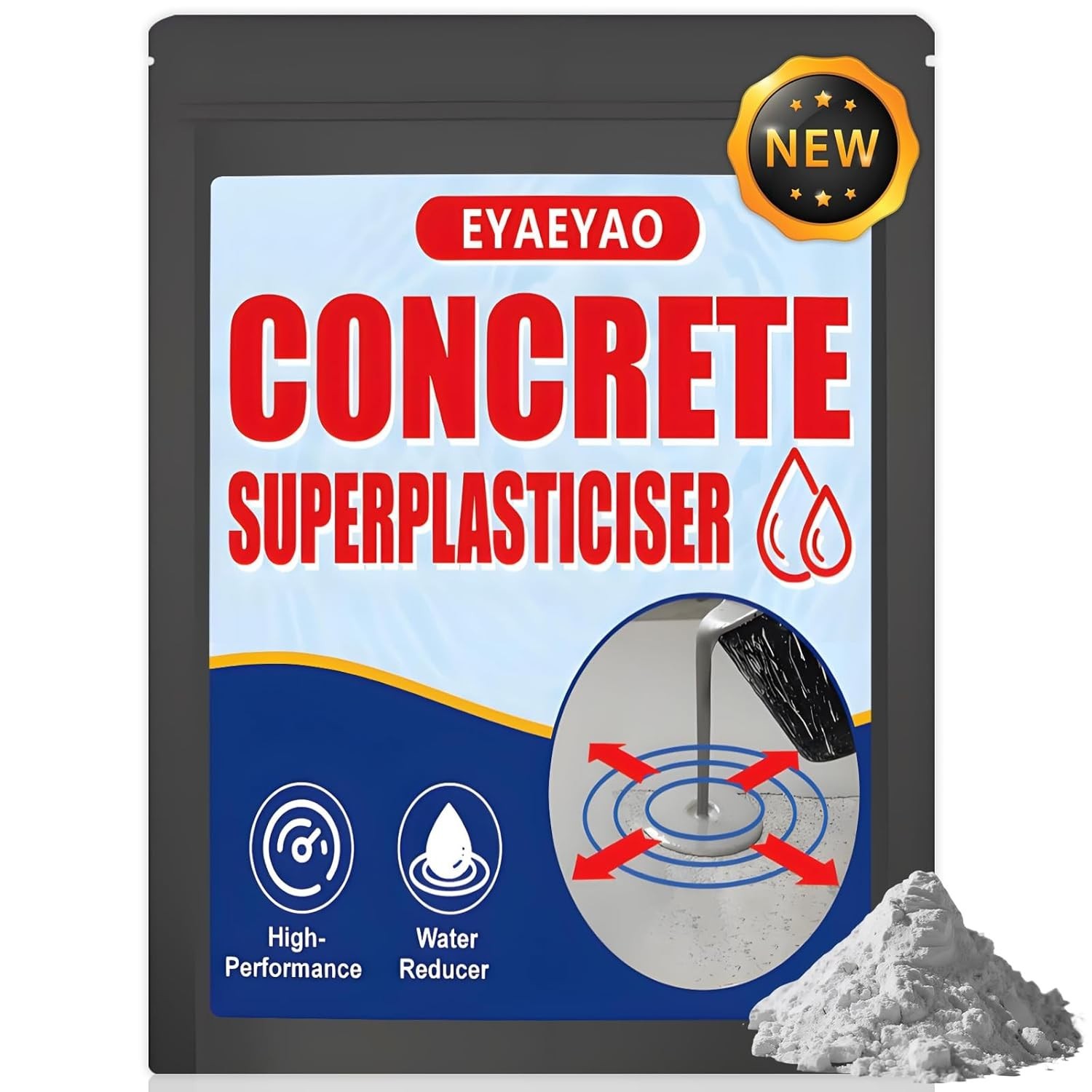8 Ounces High-Performance Concrete Super Plasticizer for Ultimate Durability