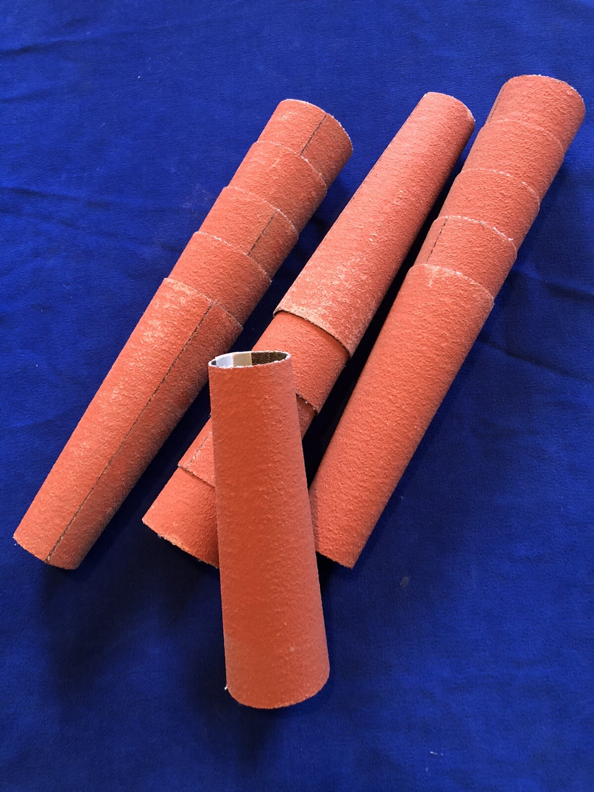 Lot Of 5 3M Cloth 777F Cones, 5 5/8 in x 1 3/4 in x 1 1/4 in, 80 YF-Weight Grit
