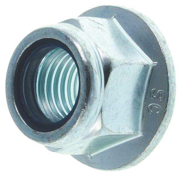 (2) 5/8-11 Nylon Insert Hex Flange Lock nuts / Stop nut / Nyloc 5/8×11