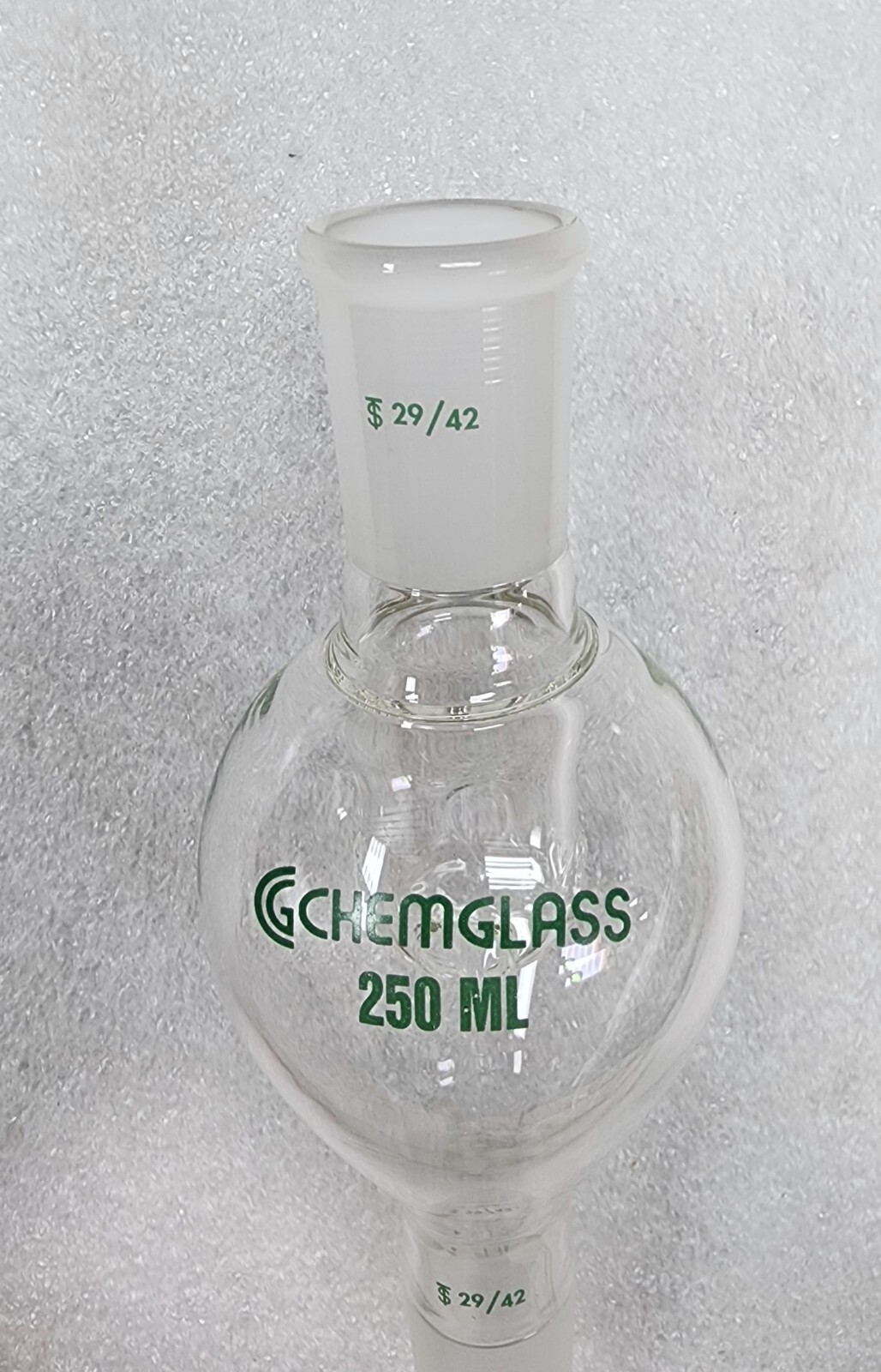 CHEMGLASS ROTARY EVAPORATOR BUMP TRAP SELF WASHING 29/42 Top Outer, 29/42 Lower