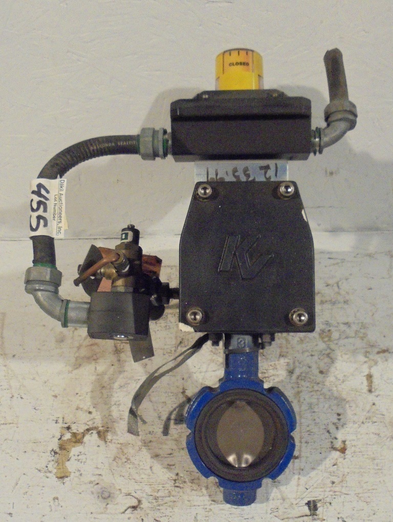 KEYSTONE PNEUMATIC ACTUATOR 020-790-301, 3″ BUTTERFLY, WESTLOCK MONITOR 4040
