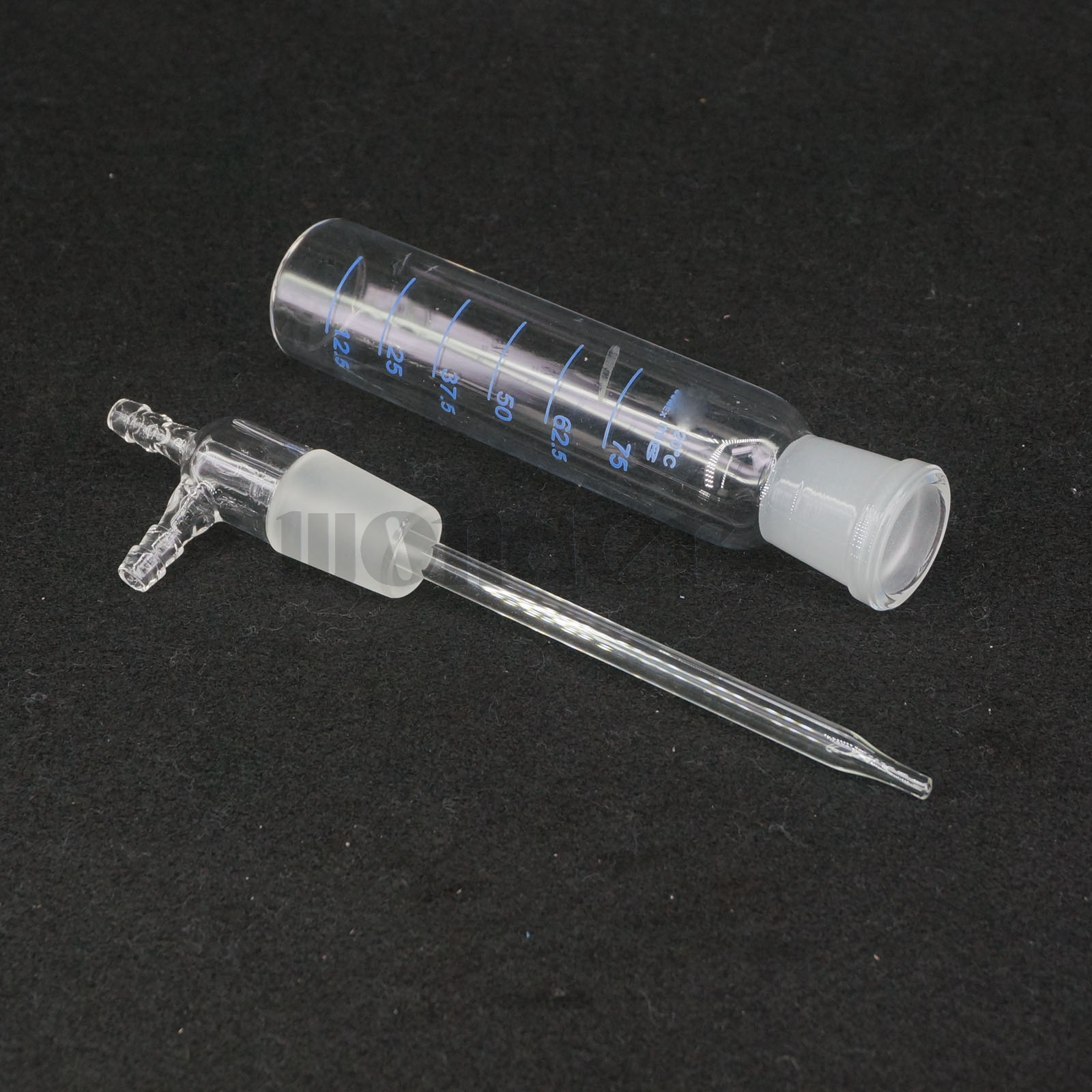 75ml Gas Sampling Tube Glinsky Absorber Bottle Apparatus Chemi Lab Glassware