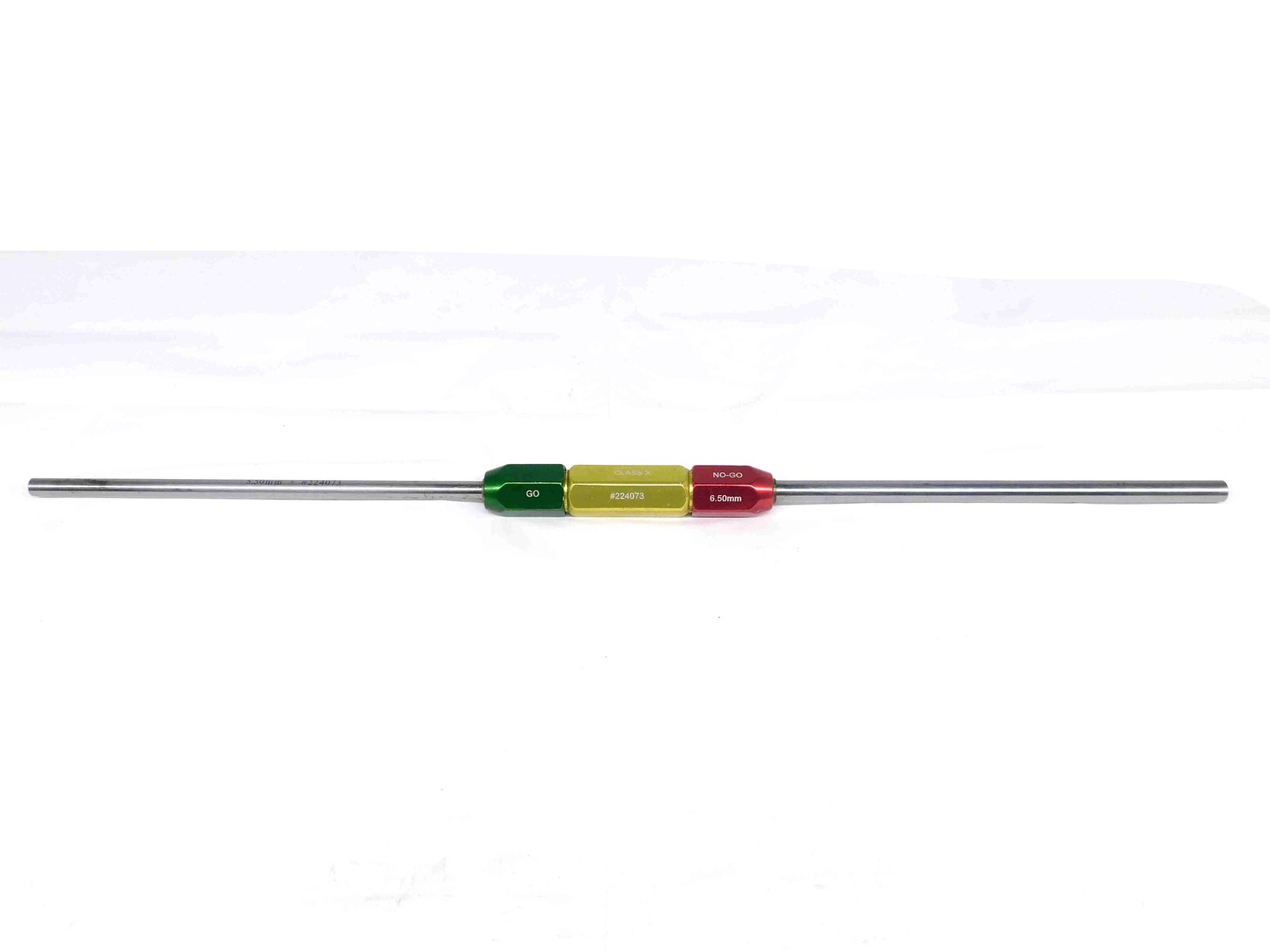 5.500 & 6.500 CL X METRIC PIN PLUG GAGE GO NO GO ONSIZE 5.5 mm .2165 5.50 6.50