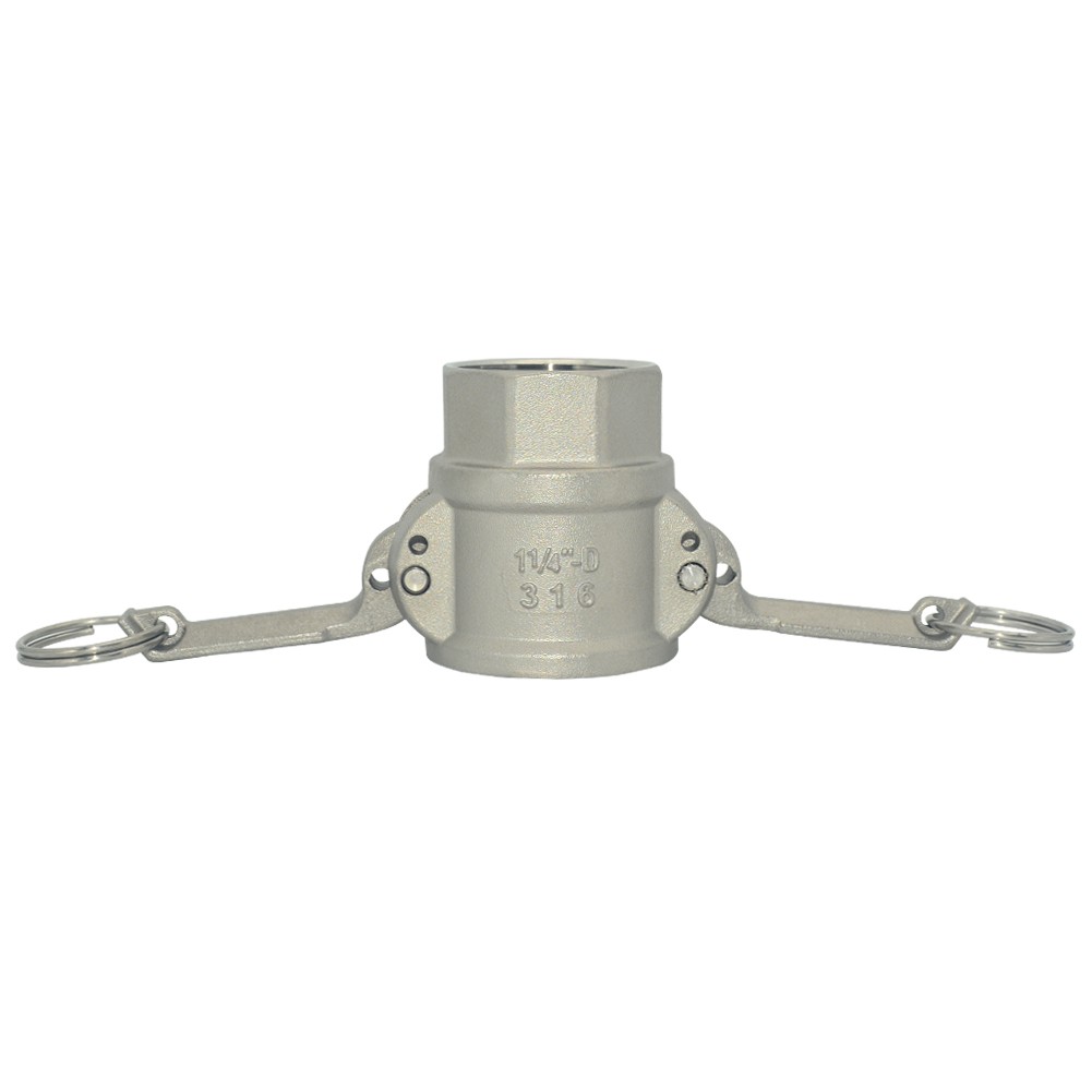 1-1/4″ 1.25″ Type D Camlock Female Coupler – Female NPT Stainless Steel 304 Hose