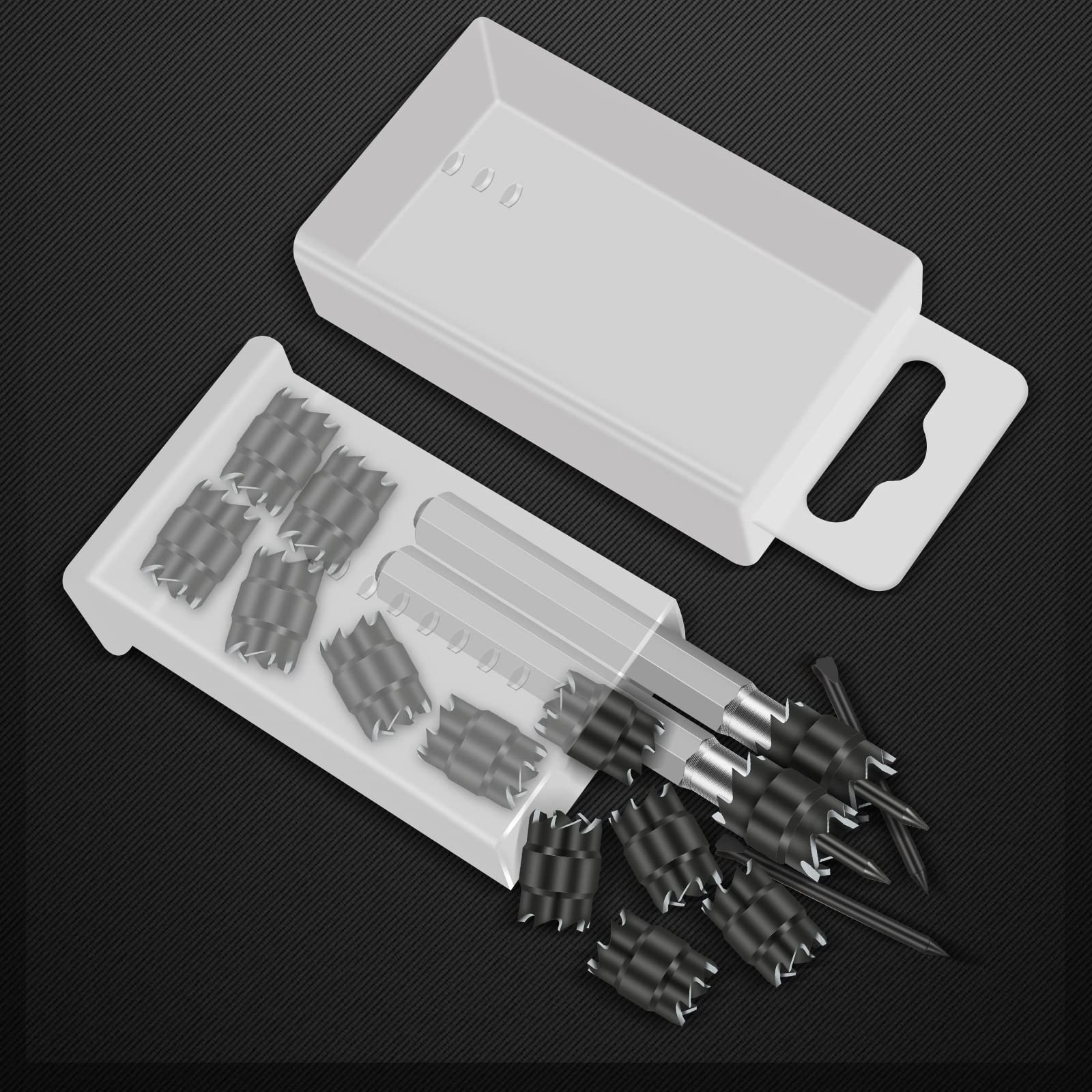 EEEkit 15 PCS Rotary Spot Weld Cutter Set Double 3.94 x 1.57 x 0.79 inches