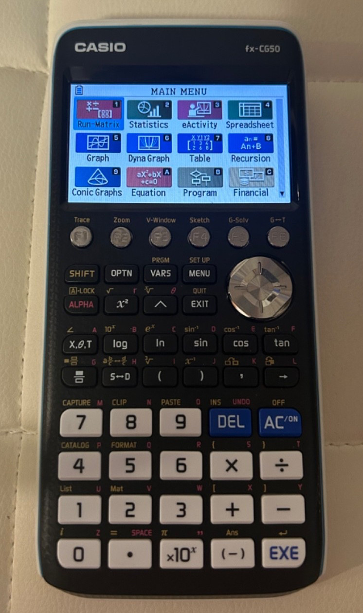Casio FX-CG50 Calculator – Black – High Resolution Color Graphing