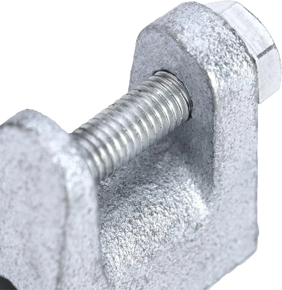 Beam Clamp, 50 Pcs 3/8″ Zinc Plated Iron Safety Beam Clamp, 13/16″ Jaw Opening