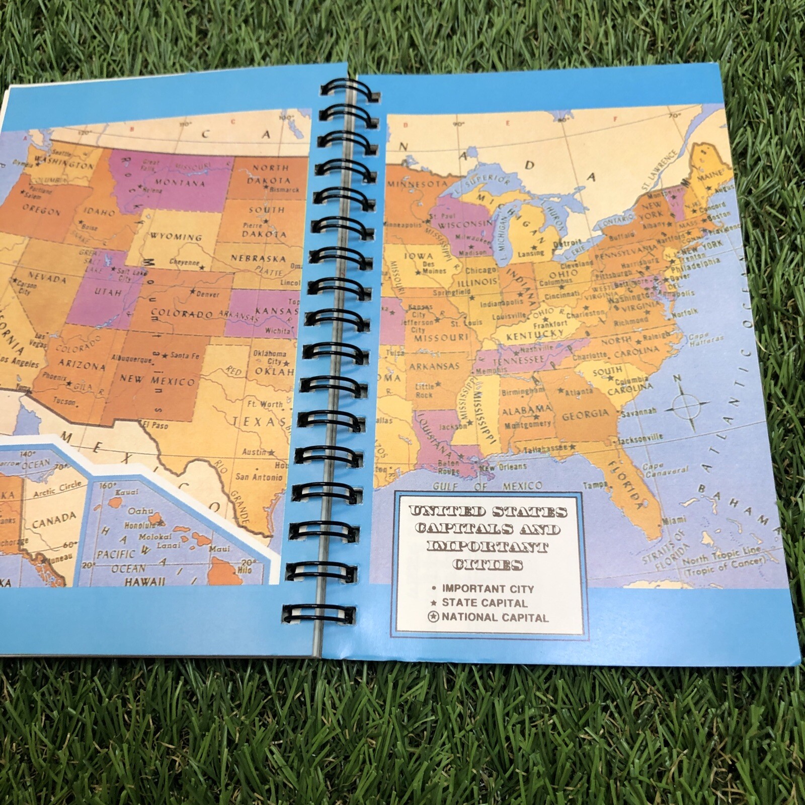 Vintage 1995-97 Michael Stevens 12 Months Spiral Mini Planner 6”x4”clean