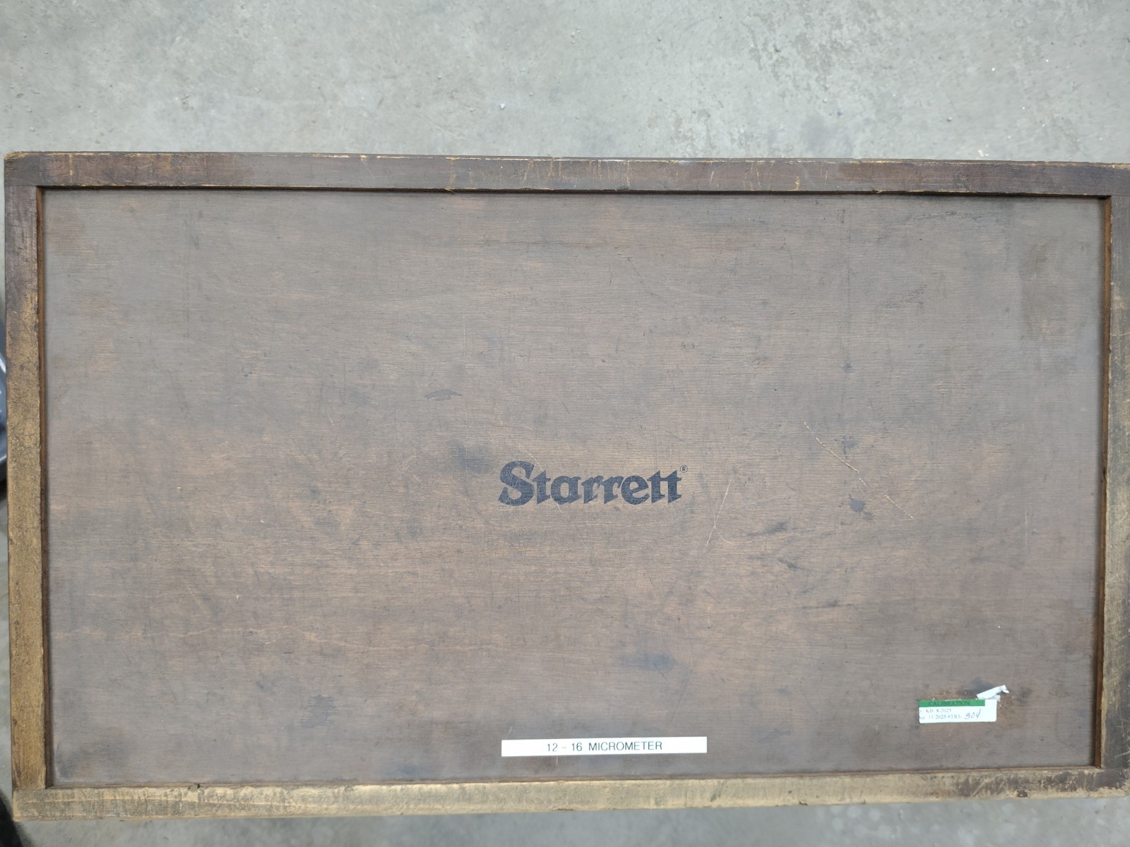 Starrett No.224 Set D 12”-16″ Outside Micrometer Complete Set In Good Condition