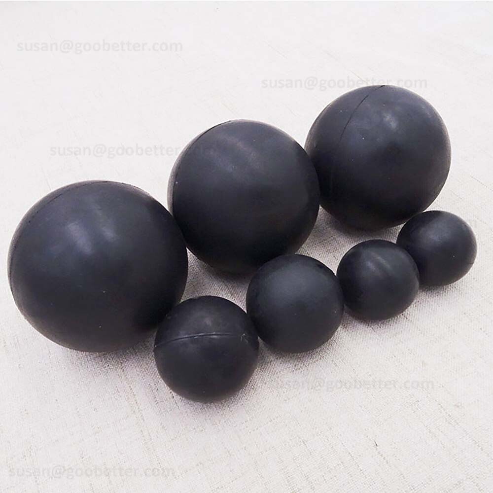 Nitrile Smooth Rubber Fuel Black Nitrile Rubber Solid Ball Diesel Oil Resistant