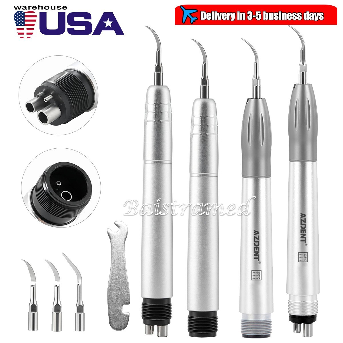 Dental Ultrasonic Air Perio Scaler Handpiece Hygienist Cavitron 2 Hole / 4 Hole