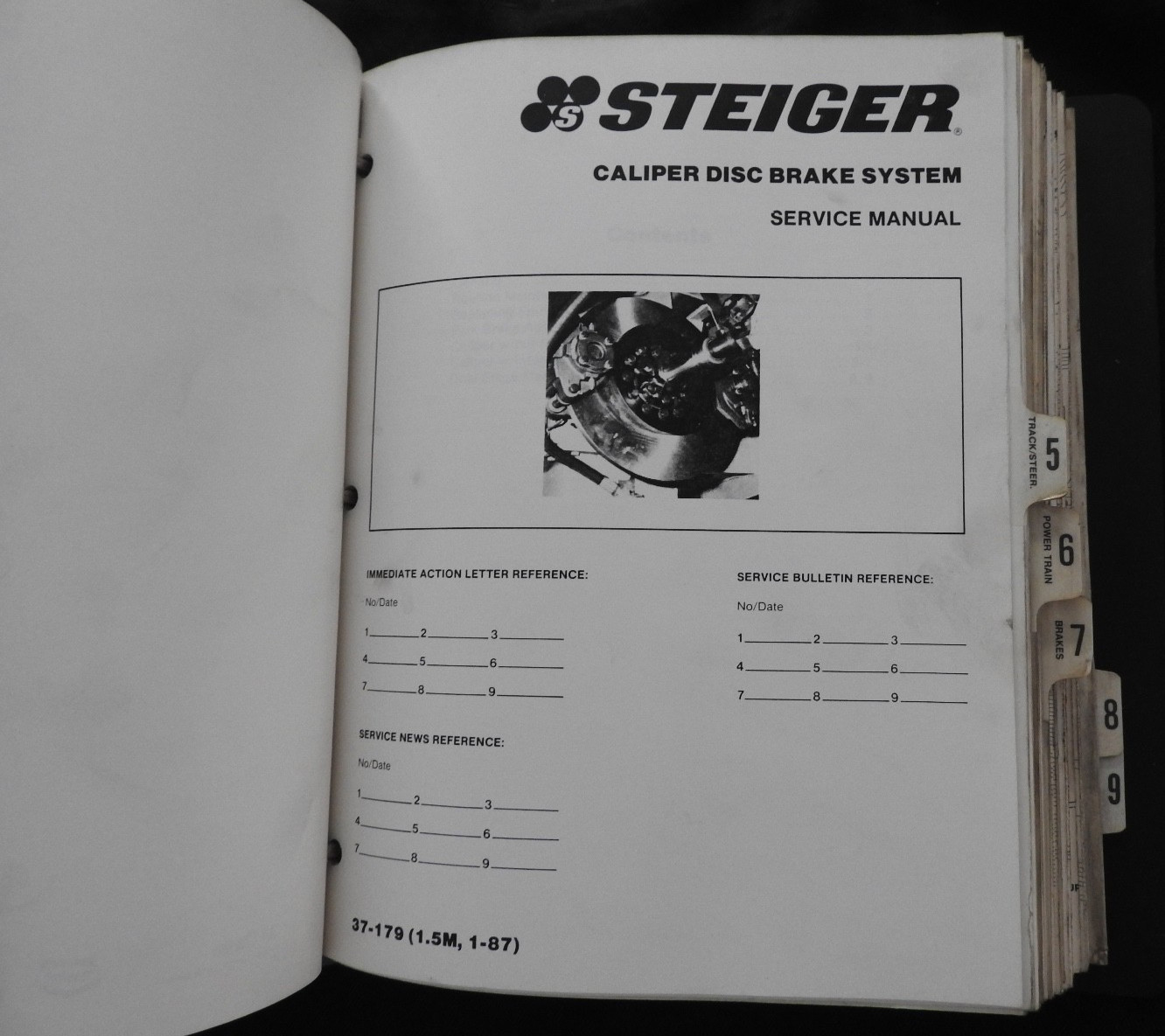 Case IH 9110 9130 STEIGER TRACTOR 1000 Panther Puma Wildcat Service Manual 1987