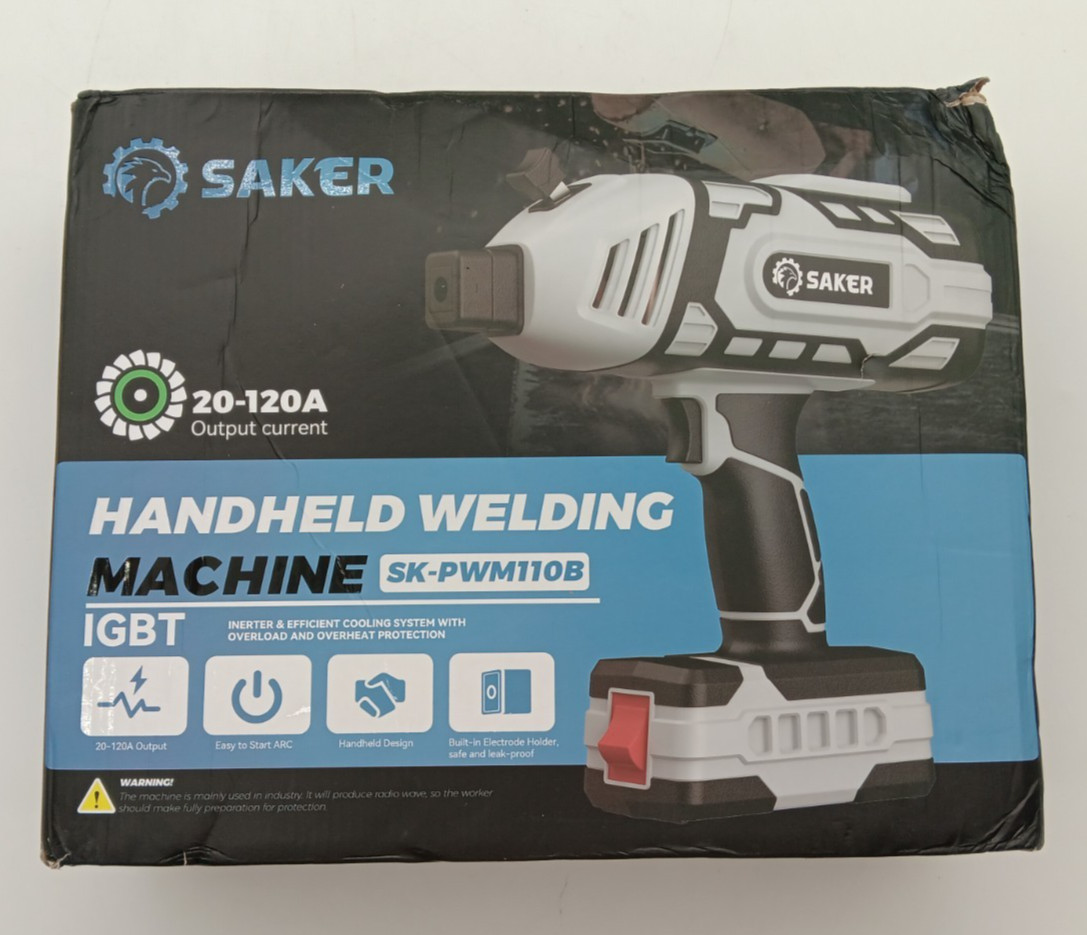 Saker SK-PWM110B Handheld Welding Machine 20-120A IGBT Portable Welder 110V