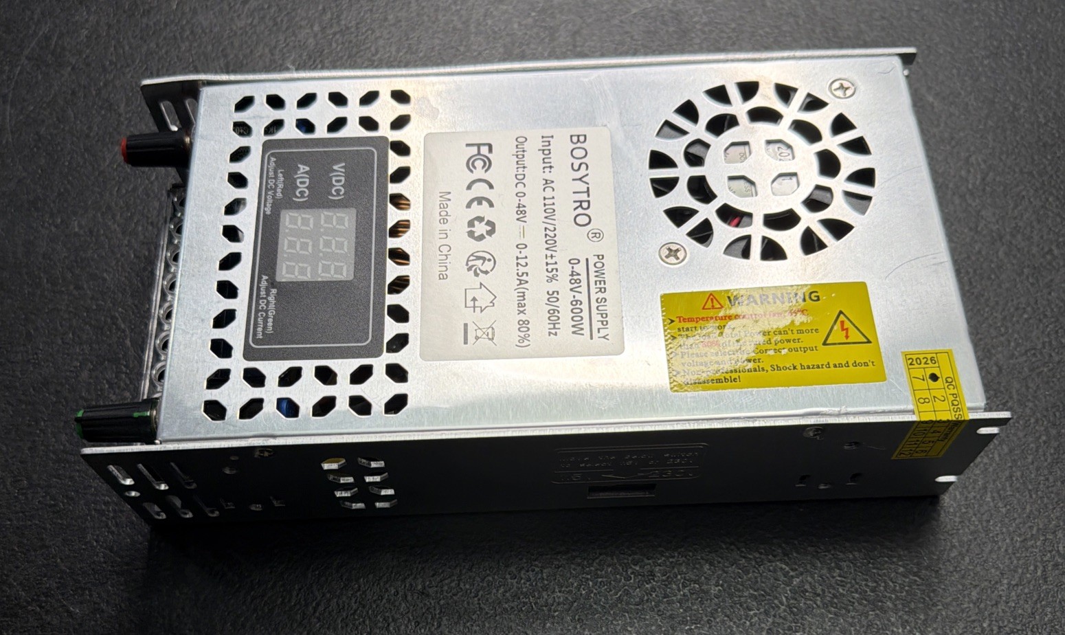 60V Adjustable dc Power Supply 600W,Switching Power Supply AC 110V/220V to DC…