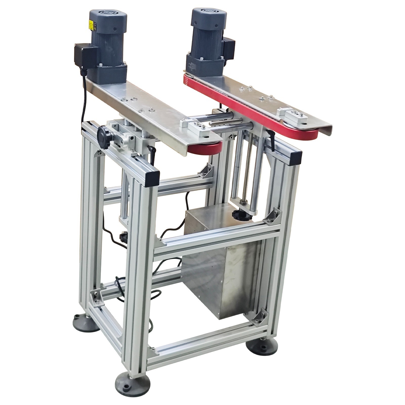 0.39″–6.69″Auto Bottle Clamping Conveying Machine Bottle Transport Conveyor 110V
