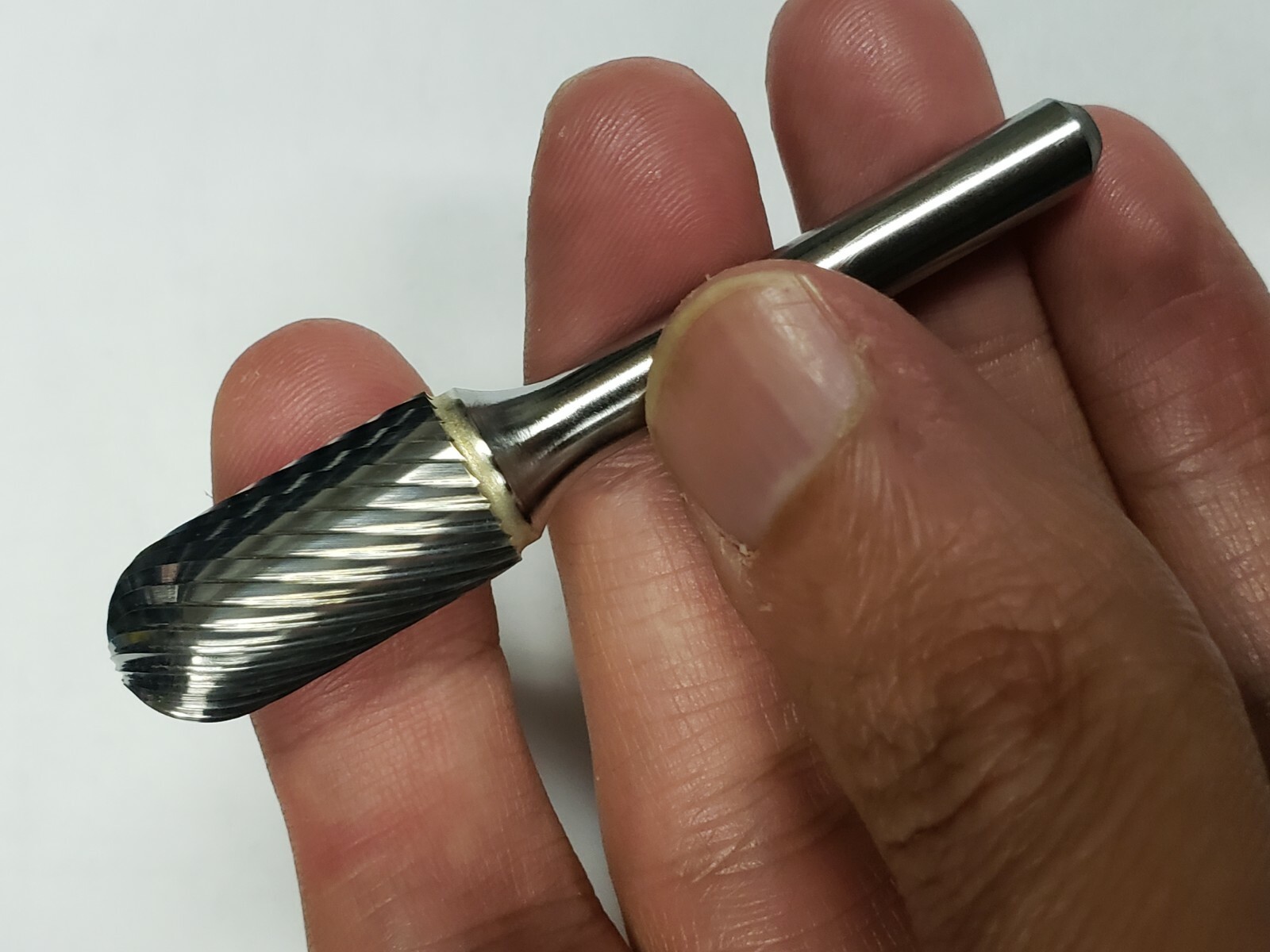 SC5S Cylindrical Radius 1/2″ Carbide Burr Bur Tool Die Grinder Bit 1/4″ Shank
