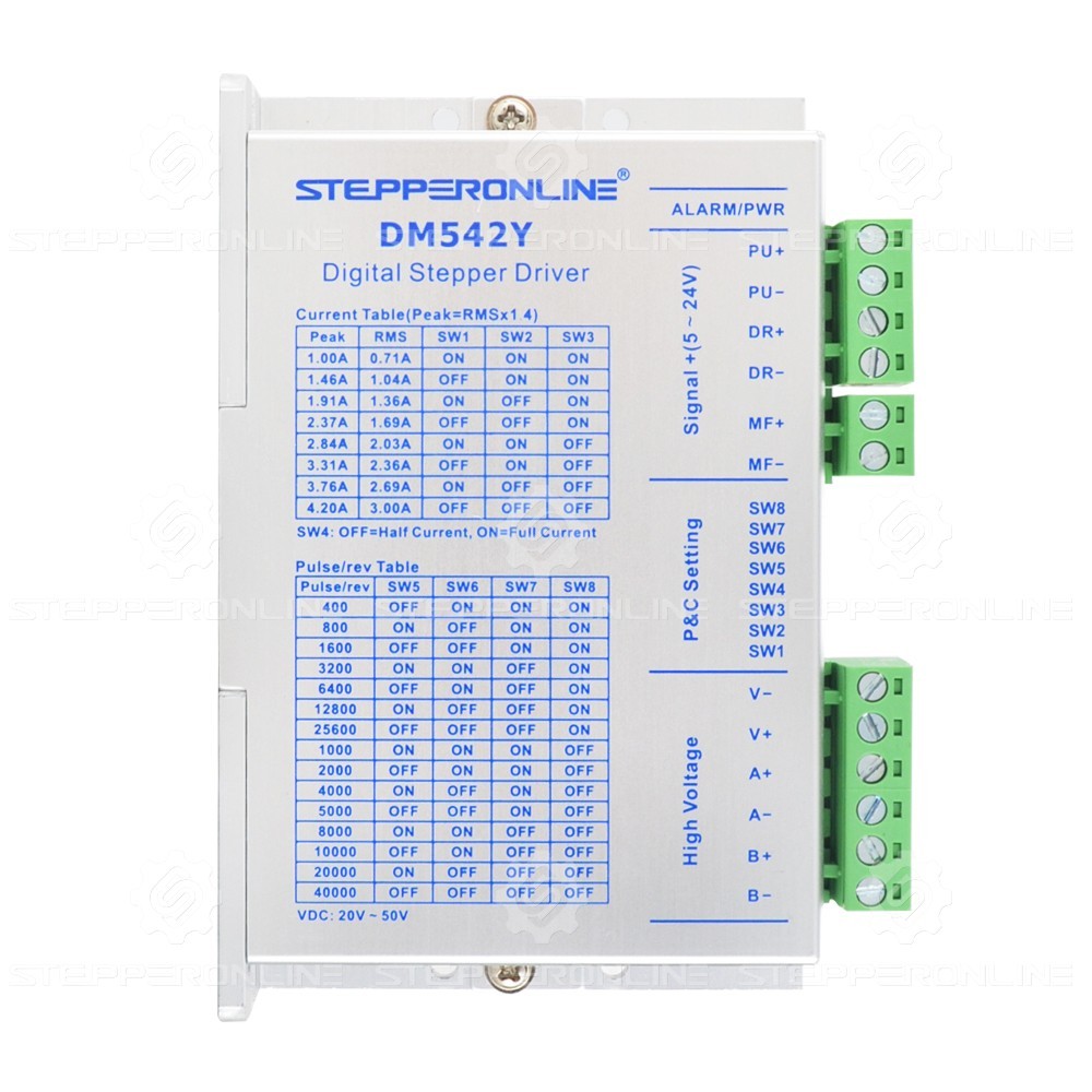 STEPPERONLINE 3 Axis Nema 23 Stepper Motor 269oz.in &Driver & Power Supply Kit