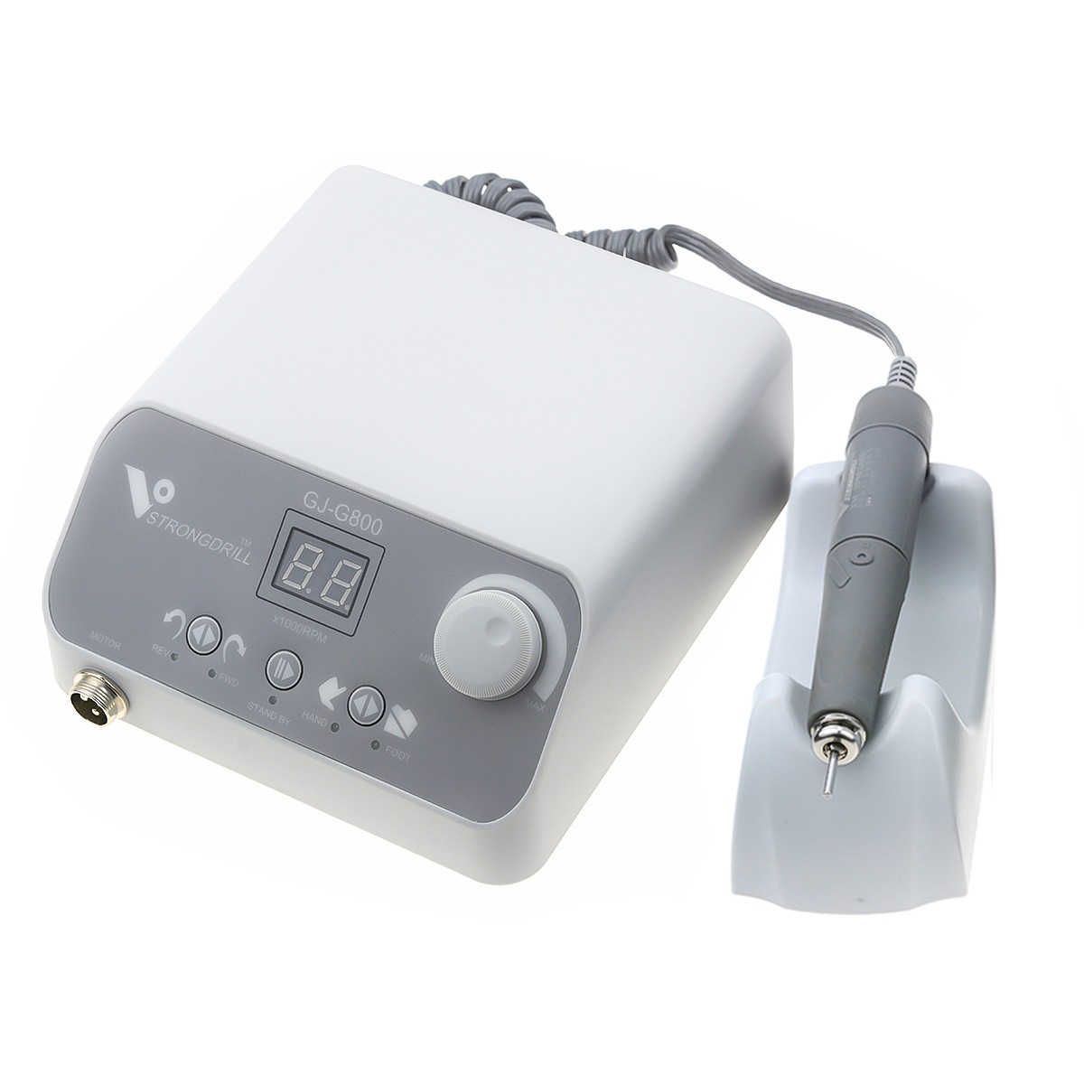 STRONGDRILL Brushless Micromotor Polisher G800 with 50000 RPM Handpiece US STOCK