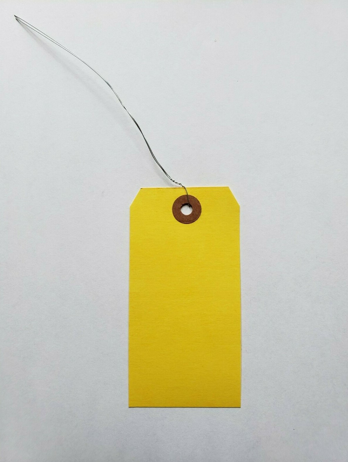100 Tags 4 3/4″ x 2 3/8″ Size 5 Large Colored Shipping Hang with Wire Strung