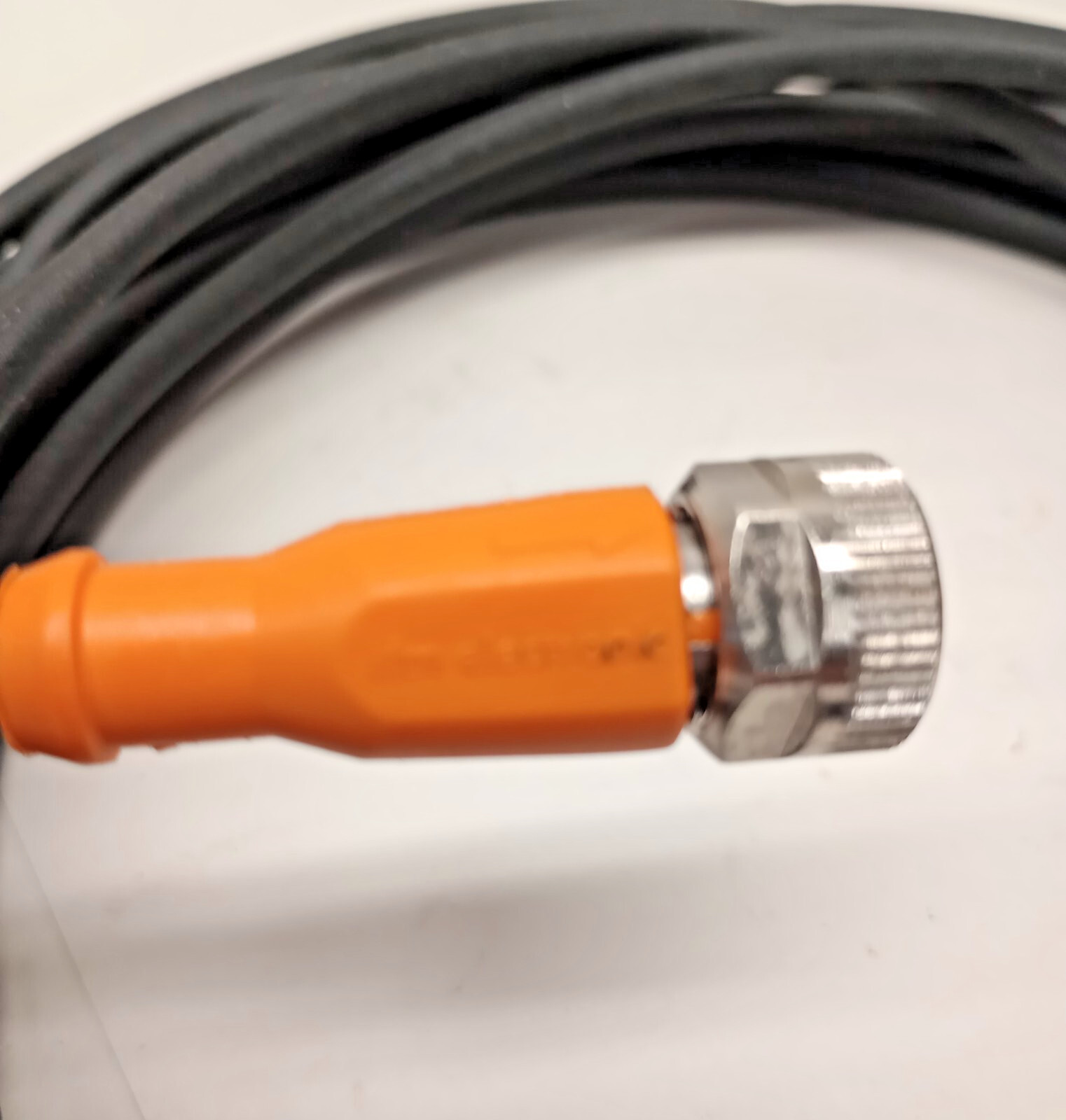 IFM Efector EVC071 Used Cable Single Ended Cordset M12 Female to Pigtail 5m 5pin