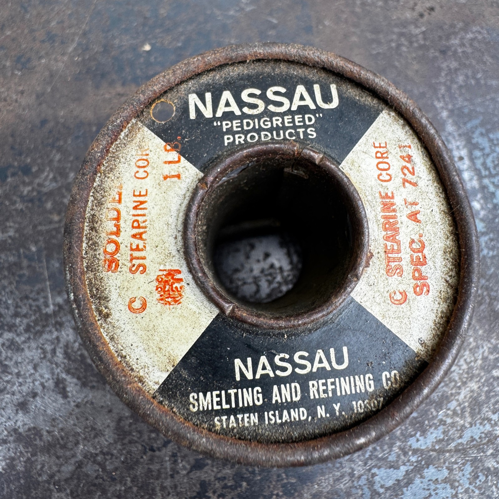 VTG Nassau Rosin Core Solder Spool – 9 Oz – Spec. At 7241