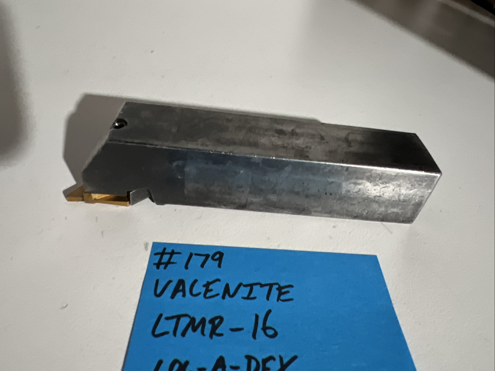 valenite LTMR-16 indexible carbide lathe toolholder 5”OAL 1”Shank Turning Thread
