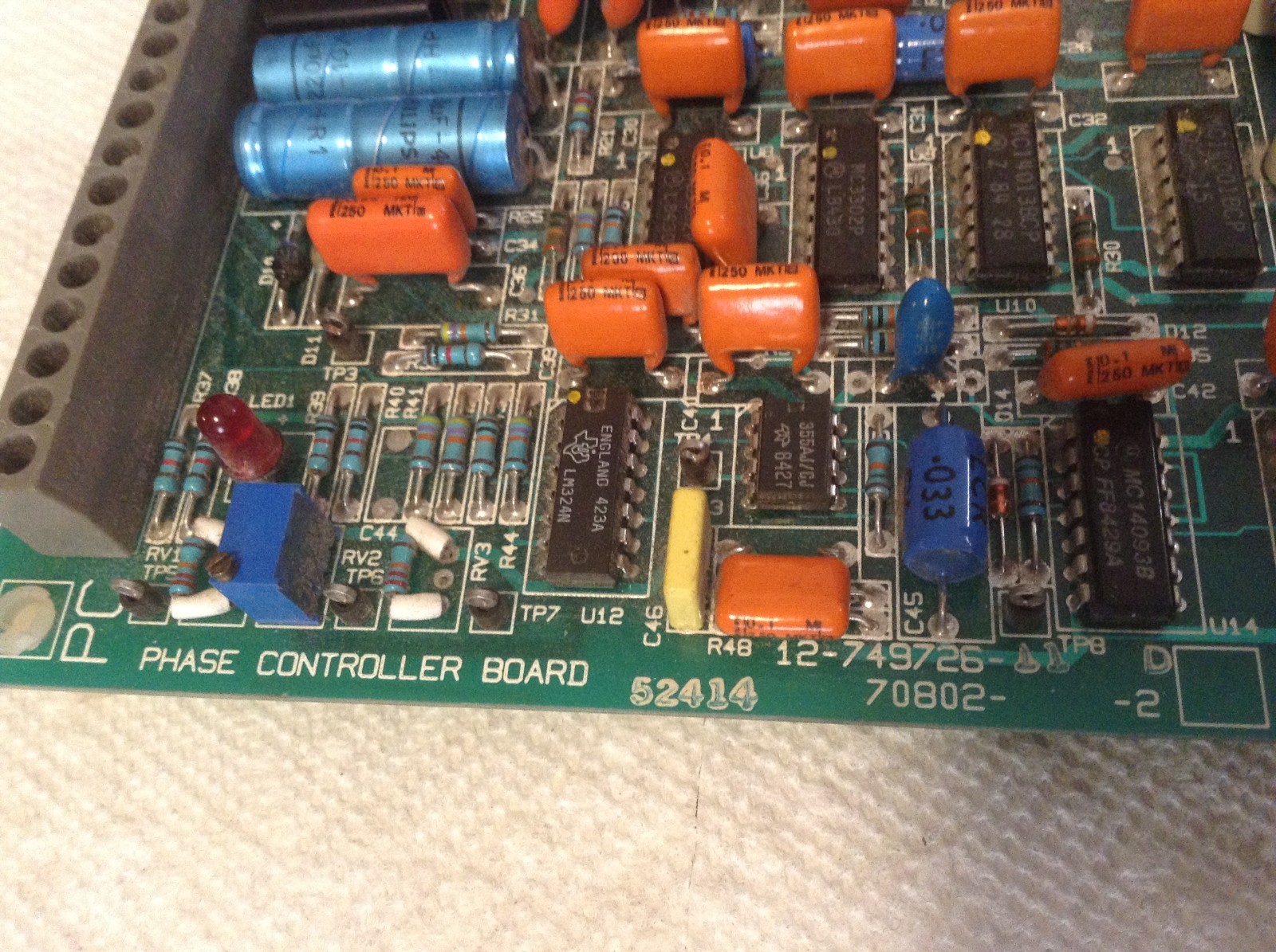 Emerson 12-749726-11 Phase Control Board 70802-10-3