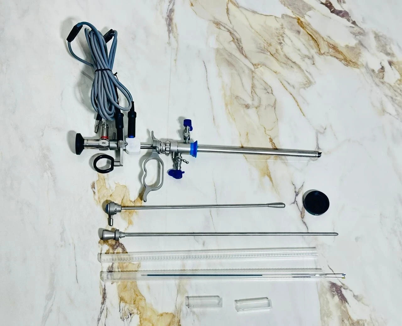 Bipolar Resectoscope Set Large, 24/26 Fr./Charr. with continuous flow And Loops
