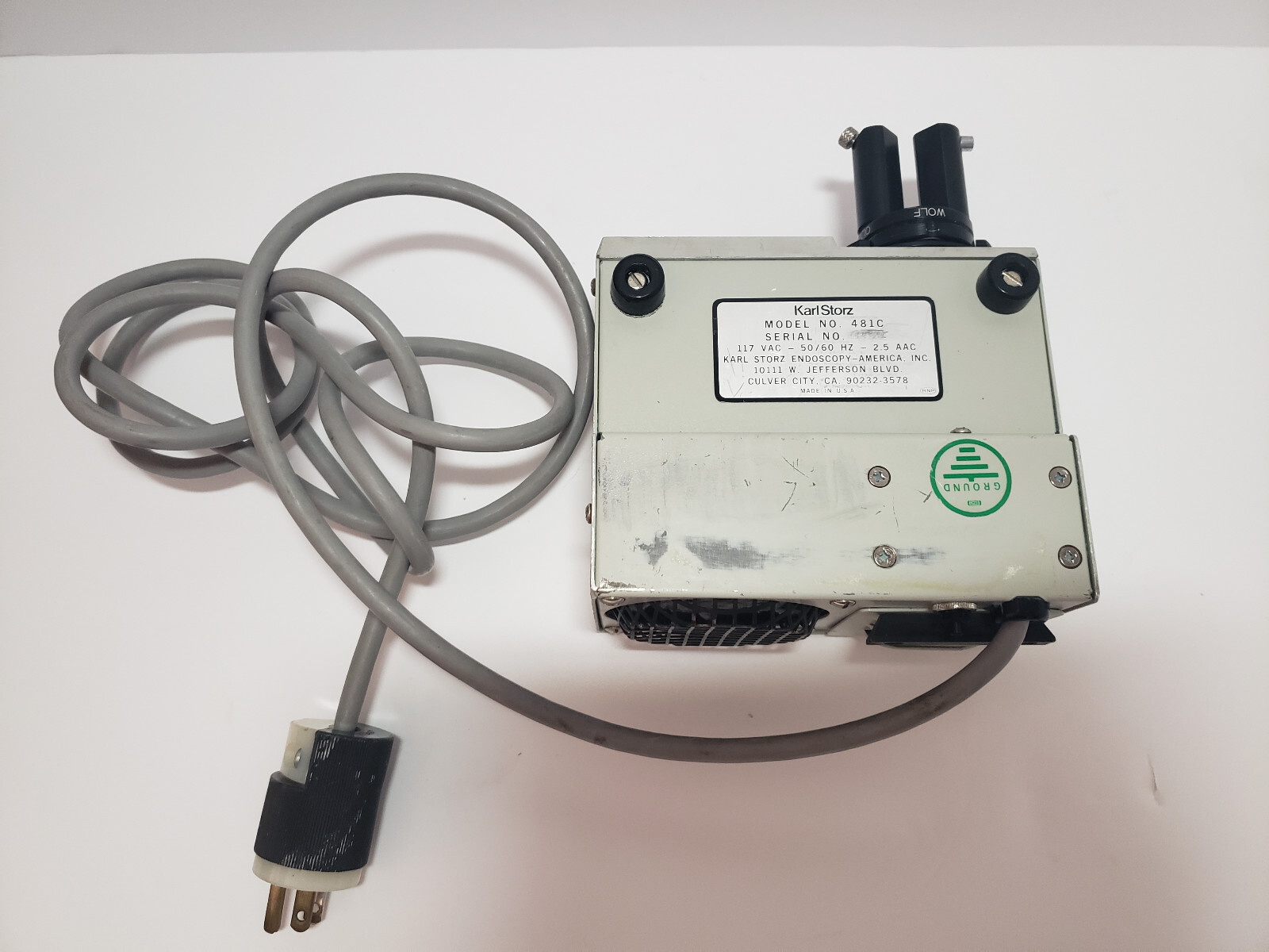 Karl Storz 481C Miniature Light Source with 487UO Light Unit