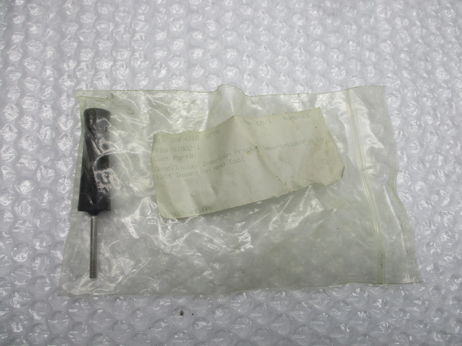 INDUSTRIAL SPARE 91002-1 PIN NSNP