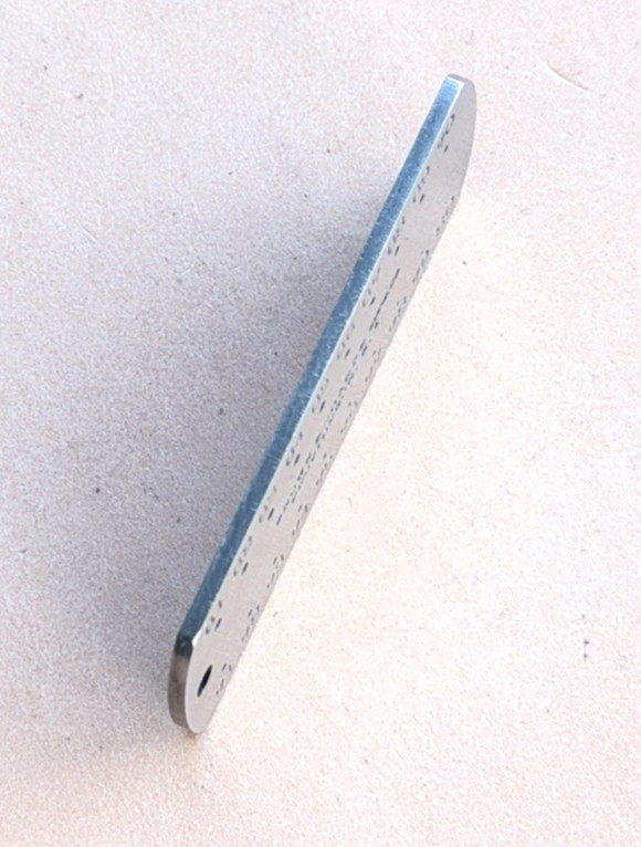 Brown & Sharpe No.705 Drill & Steel Wire Gage ; Range Nos. 61 to 80. USA Made!
