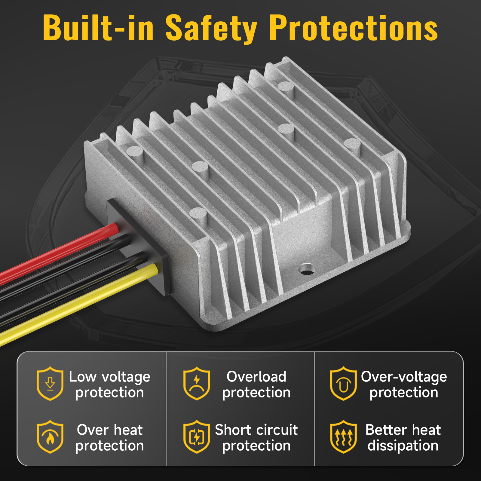 DC 20V to 12V Step Down Converter Compatible with Dewalt 20V Battery