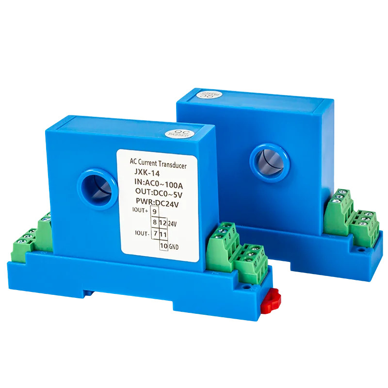 AC 4-20mA Hall Current Sensor 4-20mA 0-10V RS485 Current Transducer Transmitter