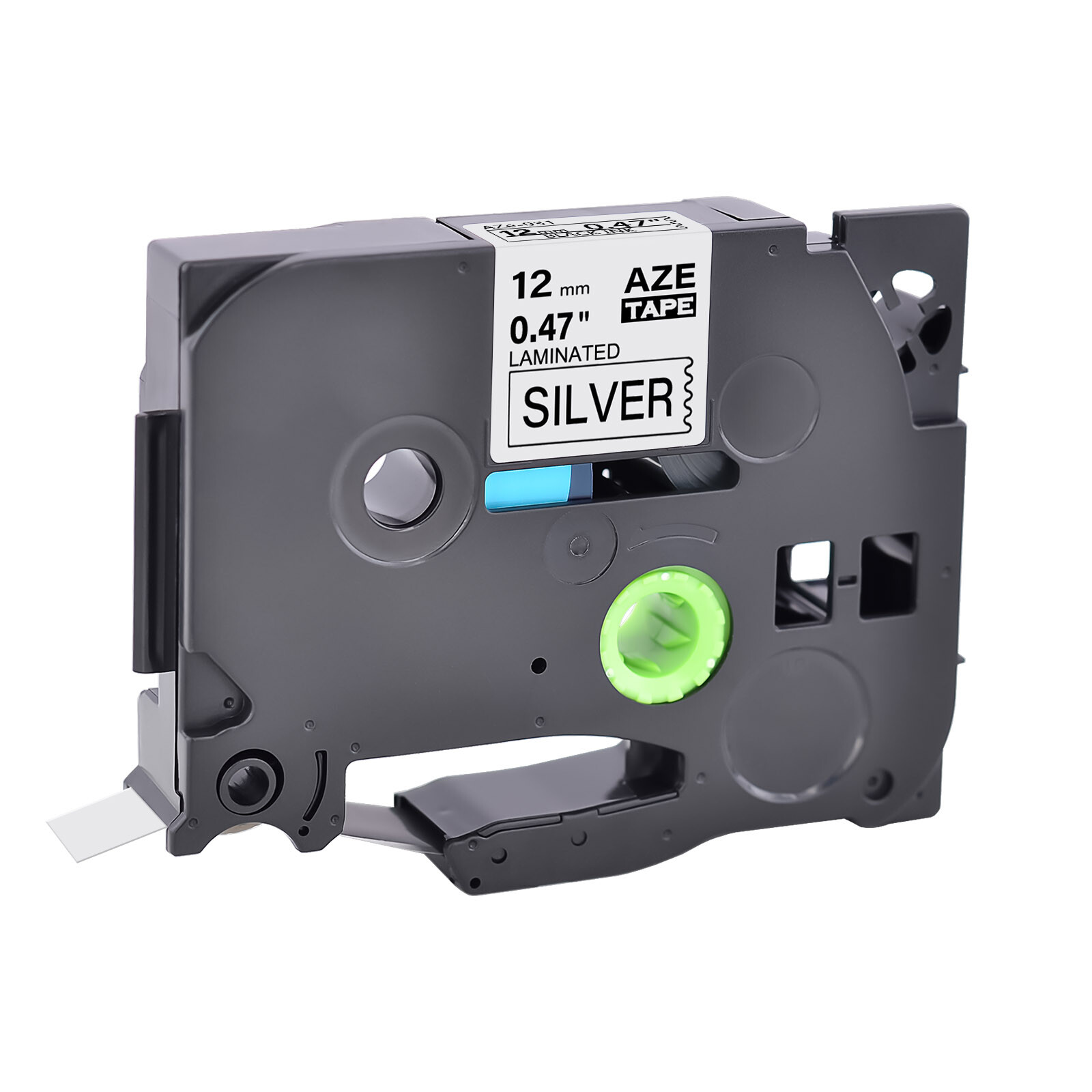 2PK Compatible with Brother P-Touch TZ TZe 931 Black on Silver Tape 0.47″ Label