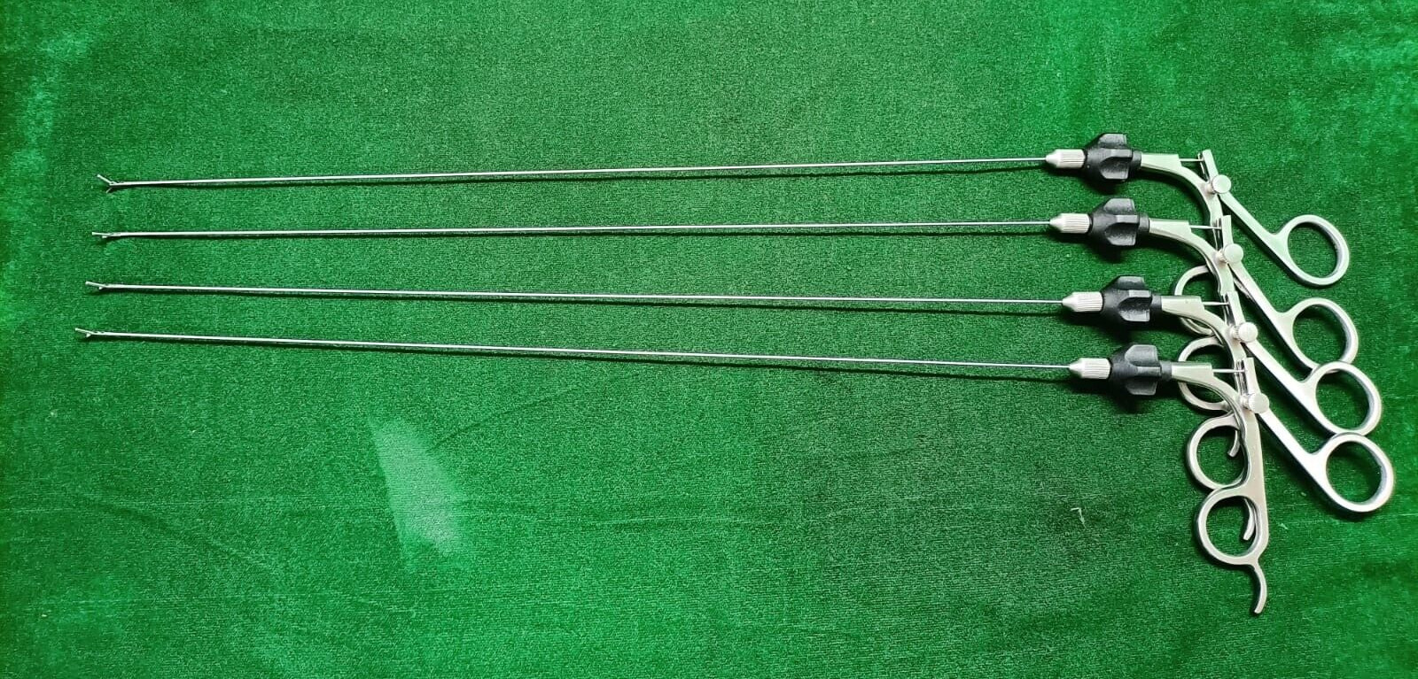 4pc Hysteroscopy Semi Rigid Alligator 5FR with Black Rotar Reusable Instruments