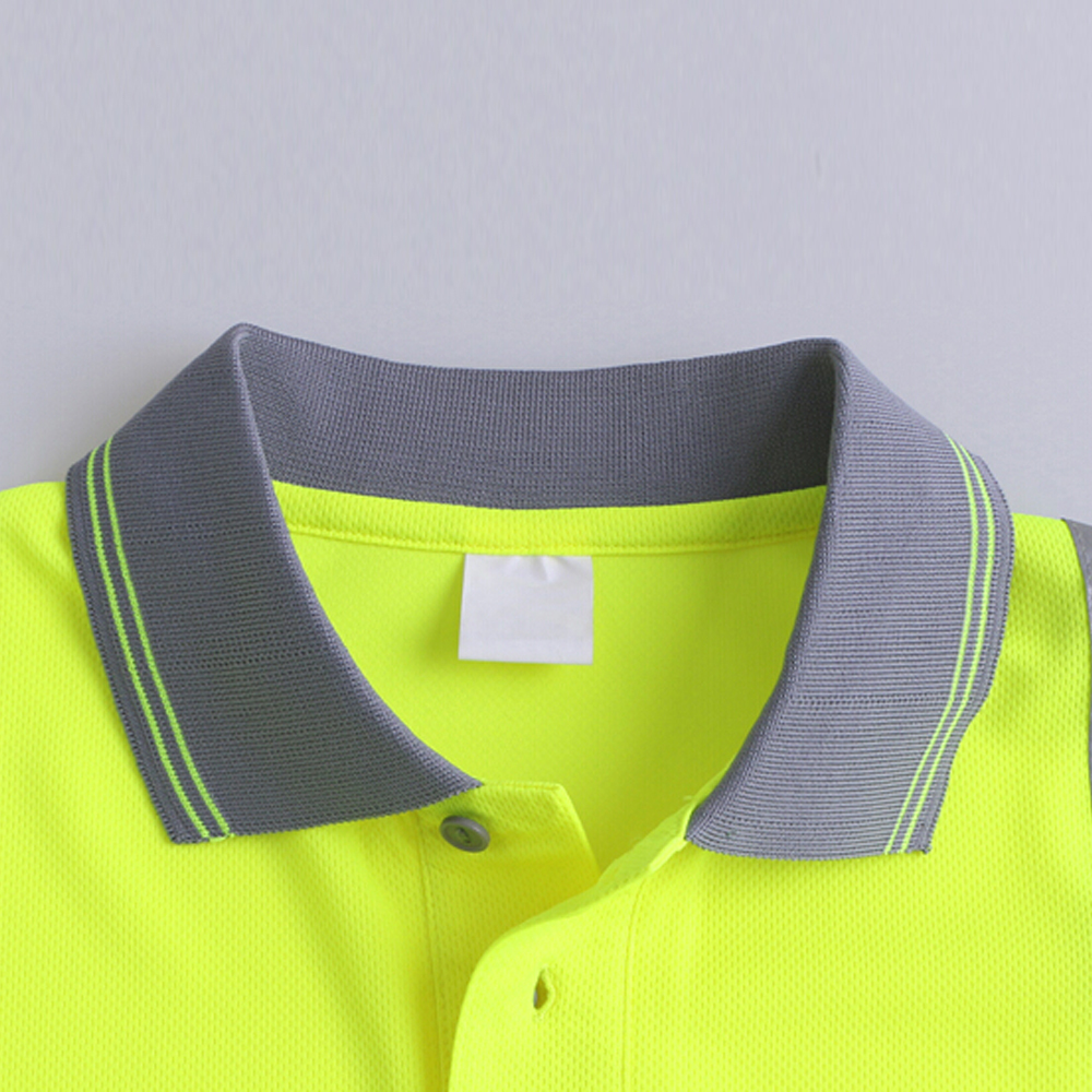 CNSS Mens High Visibility Reflective Fast Drying Night Sport T-shirt Safety Vest