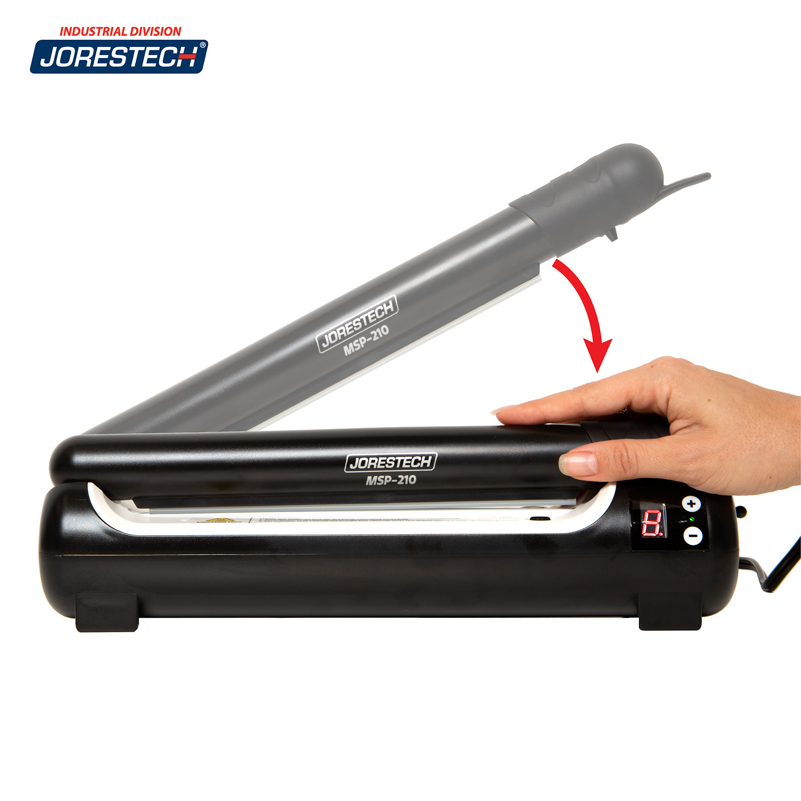 8″ Impulse Bag Sealer Digital Poly Bag 5mm Sealing Machine Heat Seal Closer