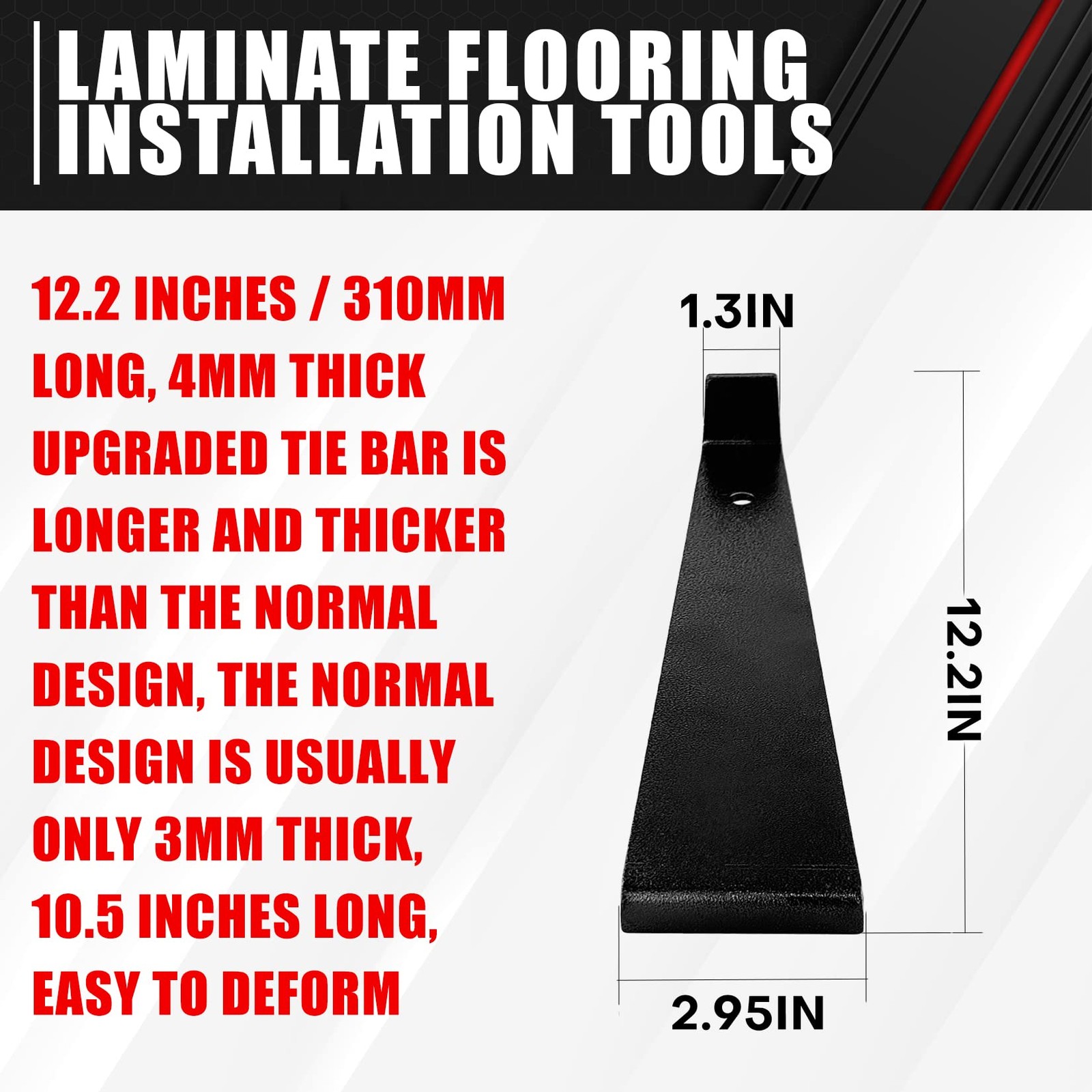 12.2In Pull bar for Vinyl Plank Flooring, Heavy Duty Laminate Wood Flooring I…
