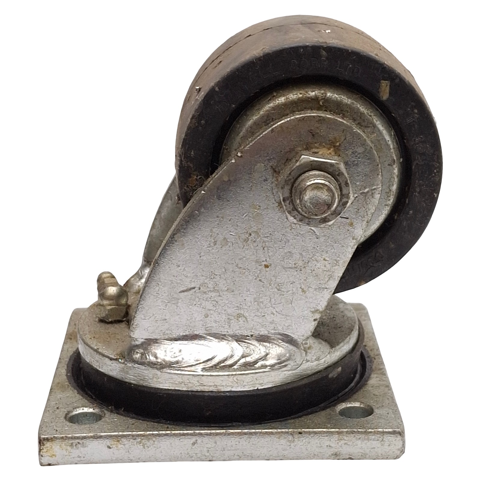 Darnell Heavy Duty Top Plate Swivel Caster ø3in x 1-7/8in Wheel, 4in x 4in Plate
