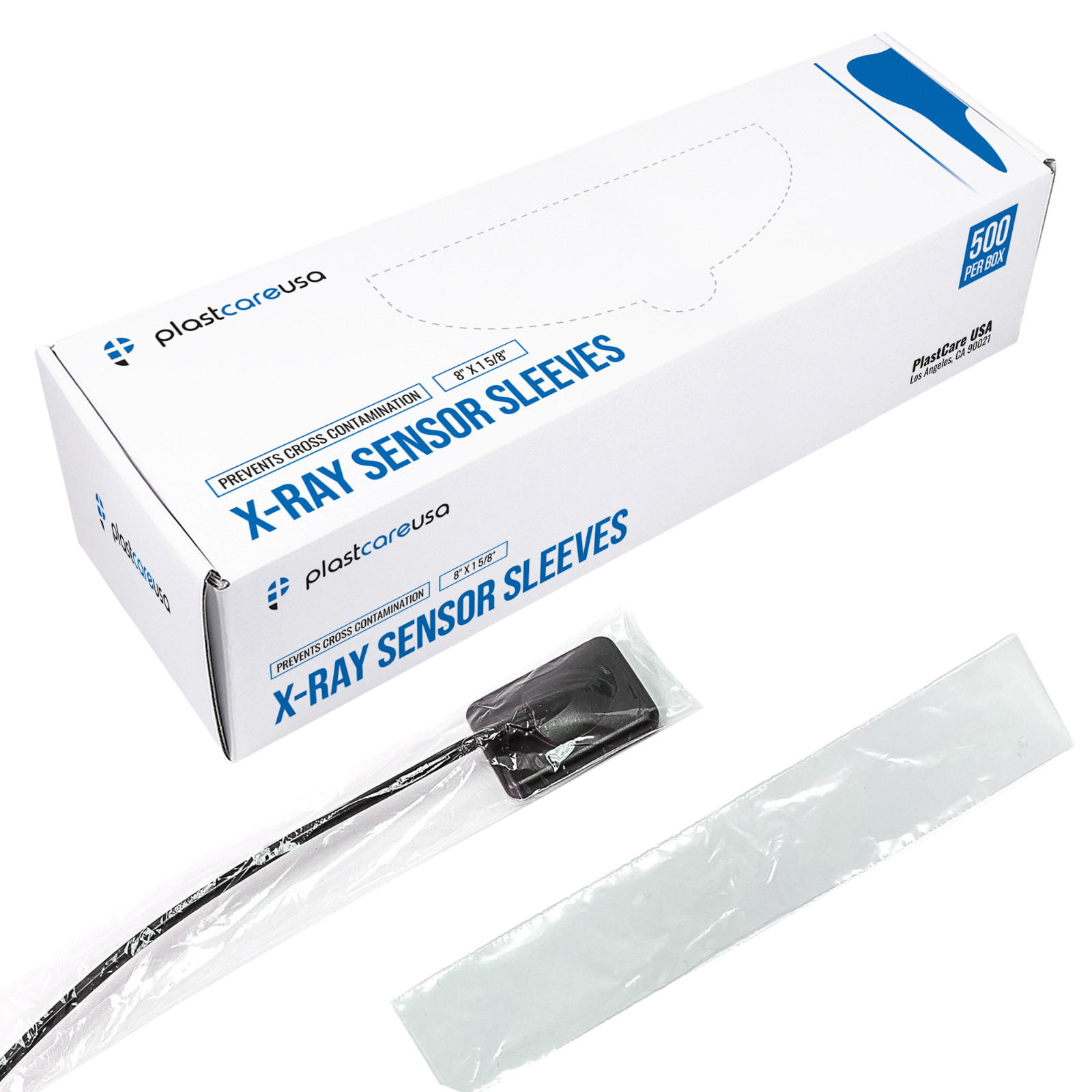 1000 8″x 1-5/8″ Digital X-Ray Sensor Sleeve Disposable Dental Cover Rayos