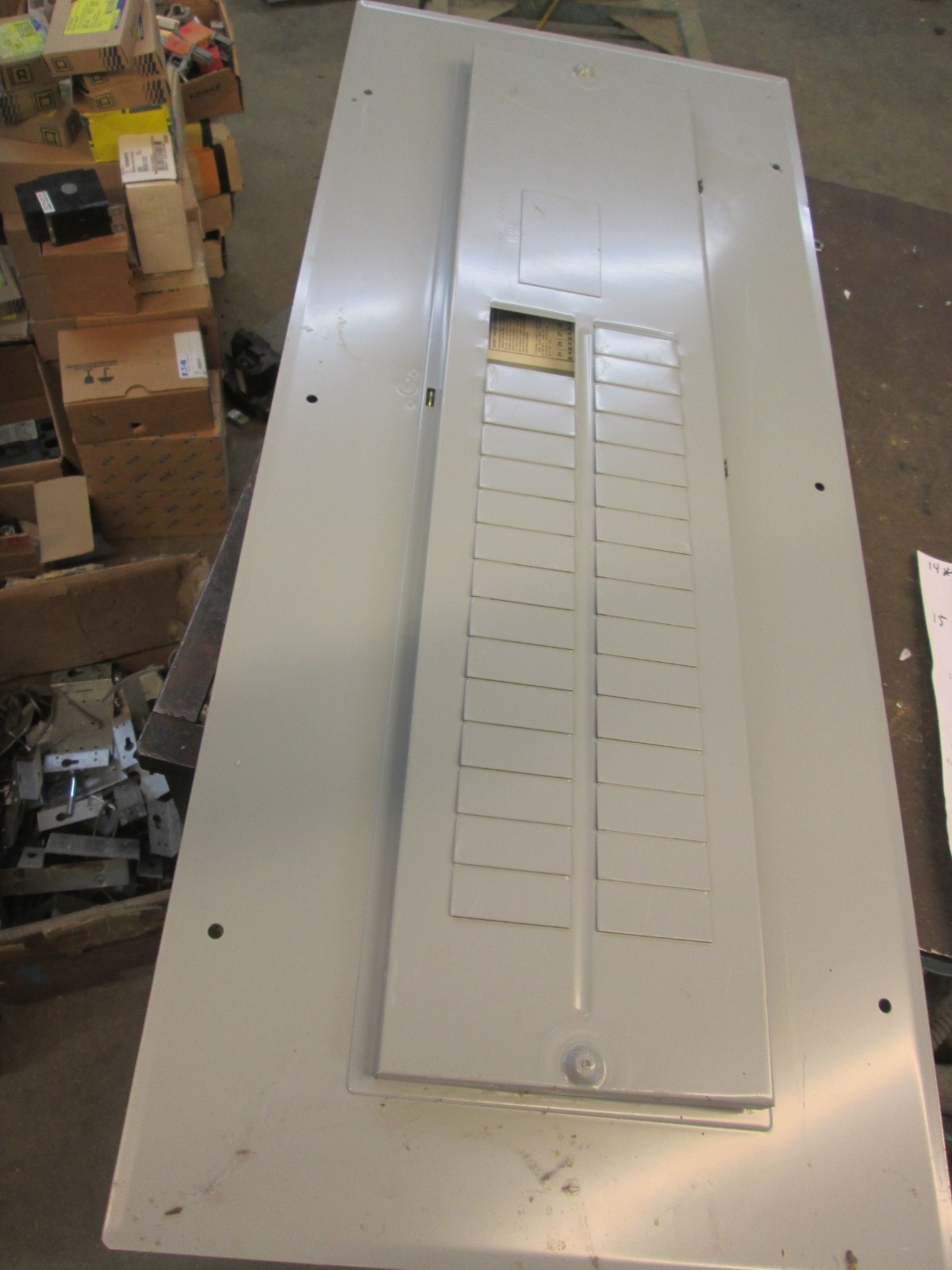 General Electric GE 32 Space Breaker Box Cover TM32FCD 36 7/8″ X 15 3/8″