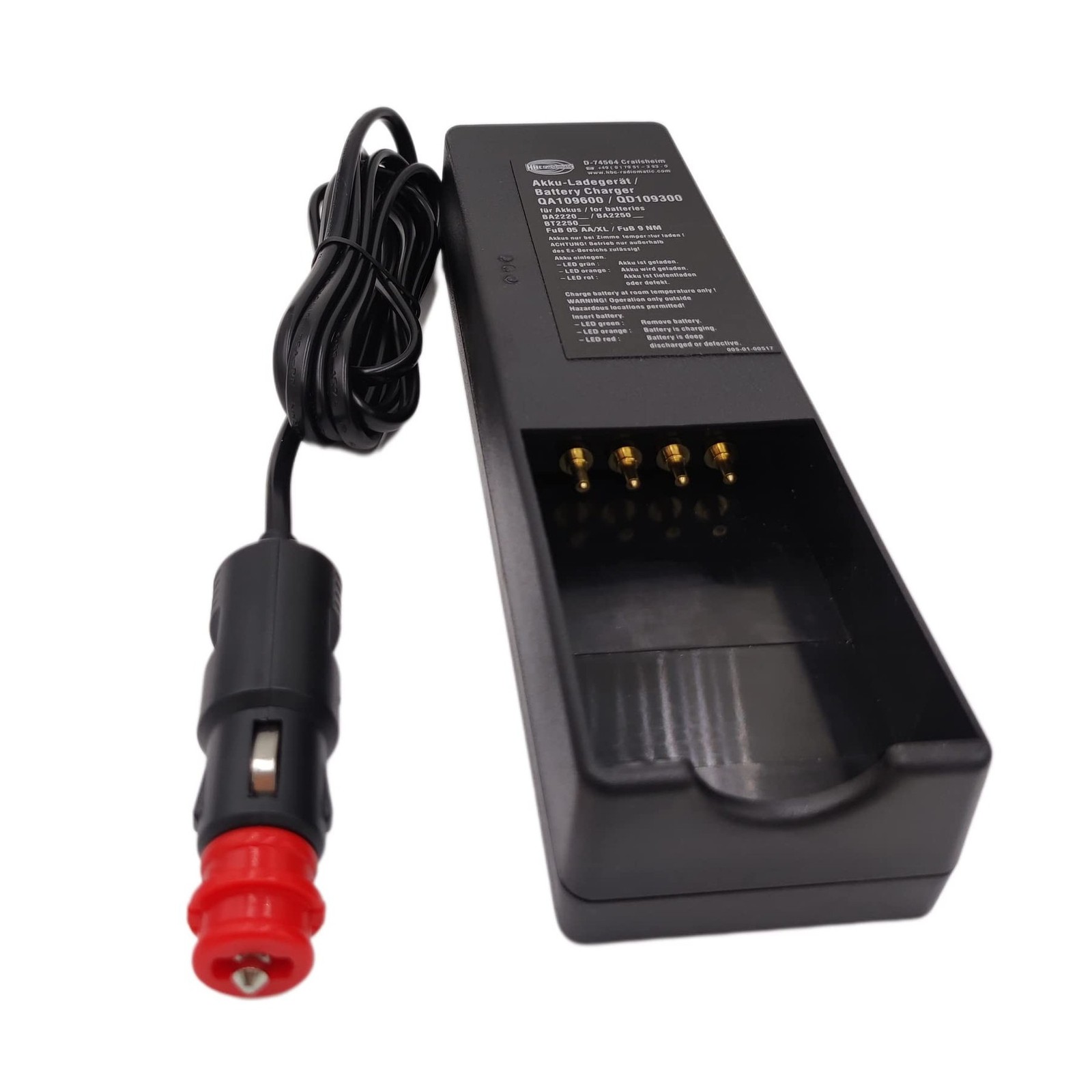 DC 10-30V QA109600 QD109300 Remote Battery Charger for HBC Radiomatic BA22503…