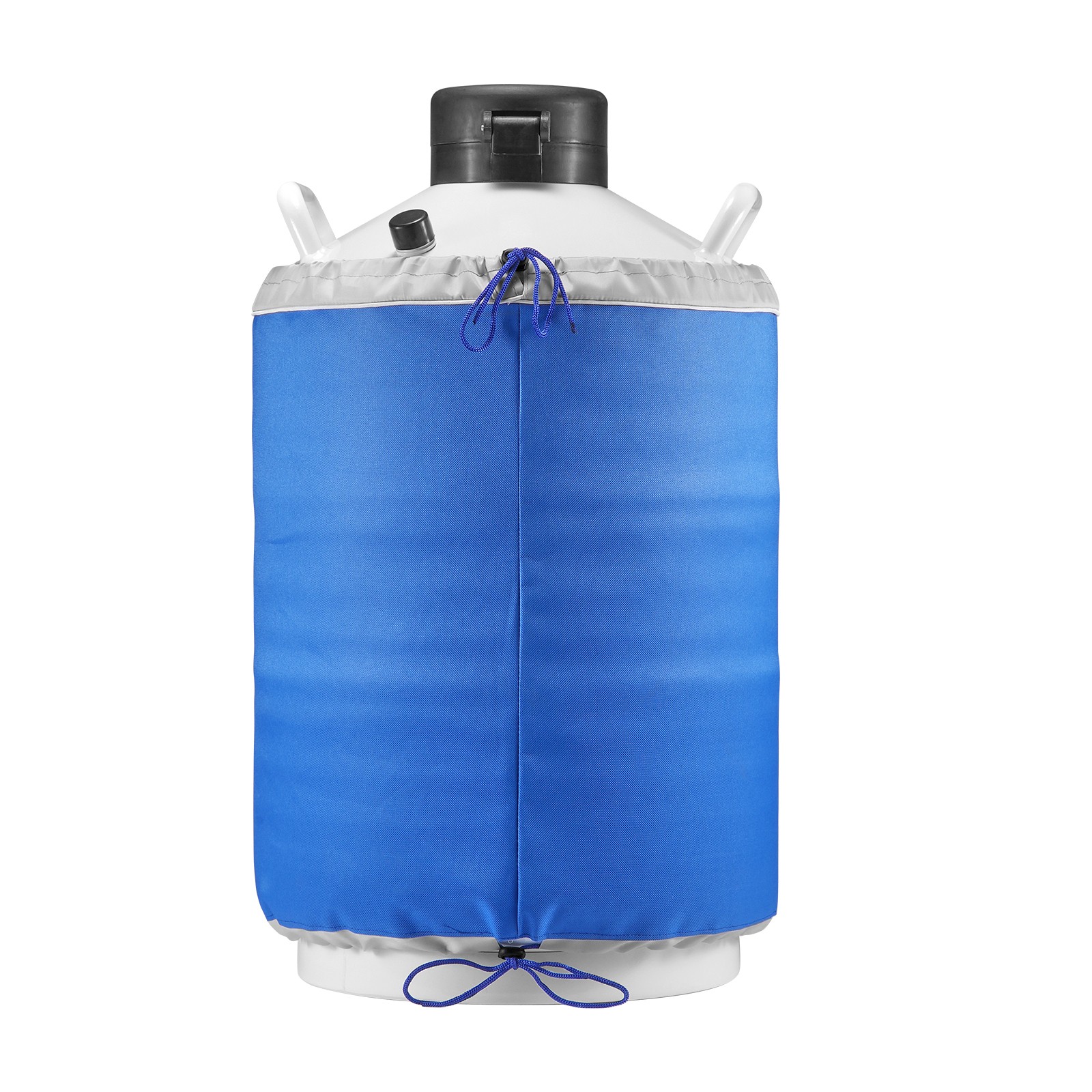 VEVOR Liquid Nitrogen Tank 20 L Aluminum Alloy LN2 Container Dewar 6 Canisters