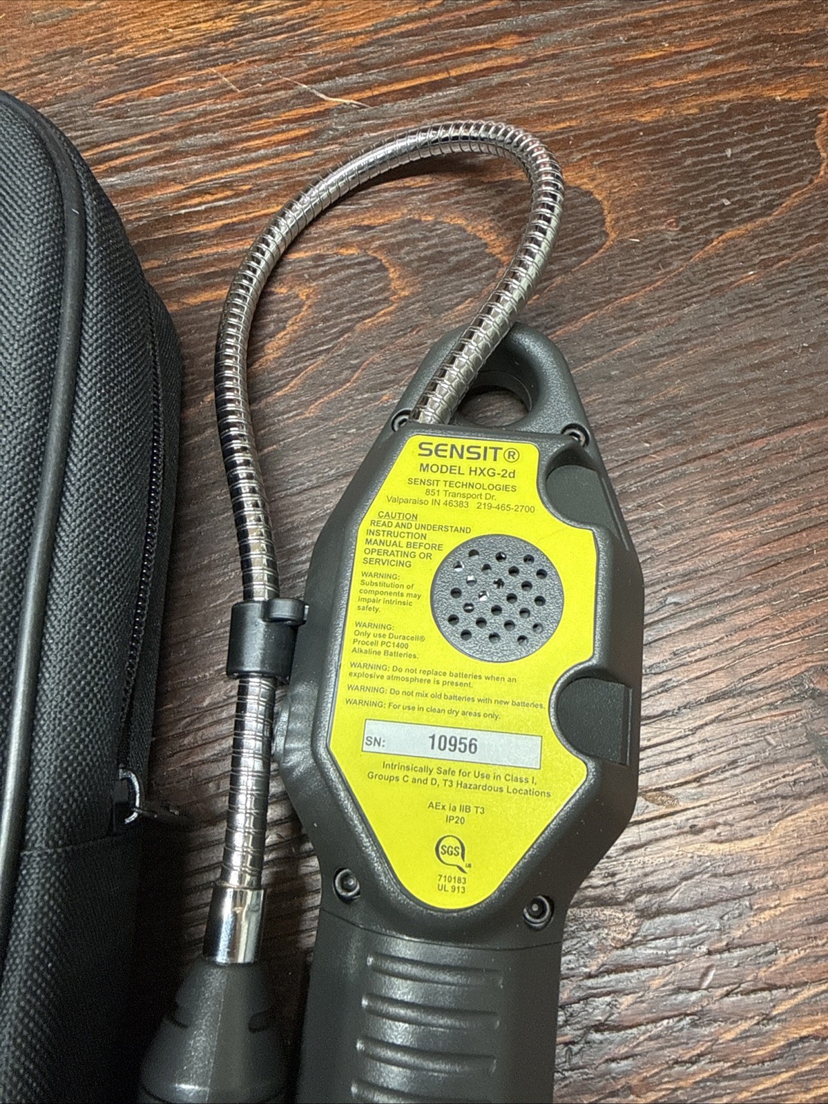 SENSIT HXG-2d Combustible Gas Leak Detector – W/ Sensit Case