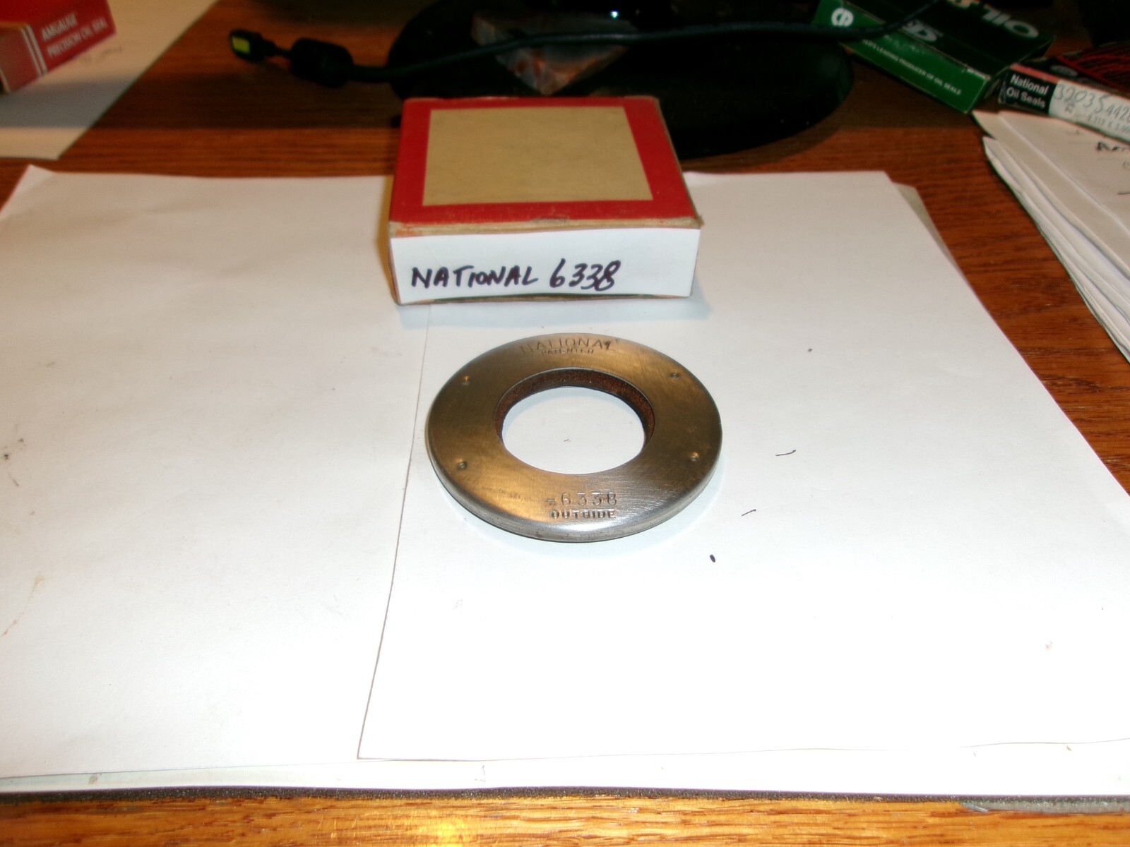 NATIONAL 6338 OIL SEAL =1.437″ X 2.69″ X .315″~MADE IN USA !!!
