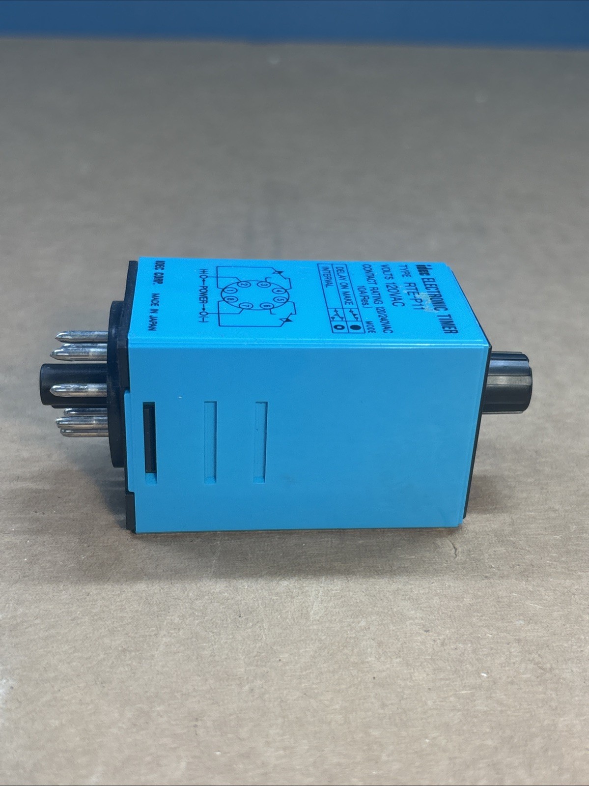 Idec RTE-P11 Multi-Function Time Delay Relay 0.1s-10min Range, 24VAC/VDC In