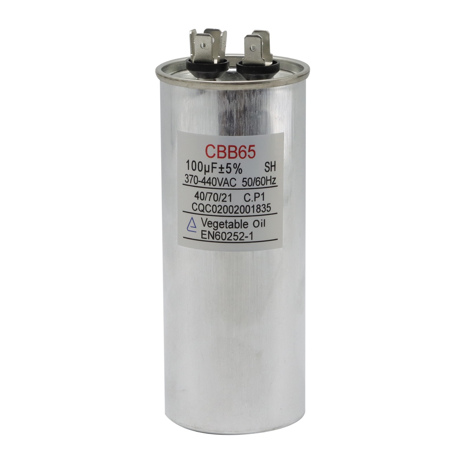 100uF 370 V 440 V VAC High Quality Motor Run Capacitor CBB65 – 10 Pack