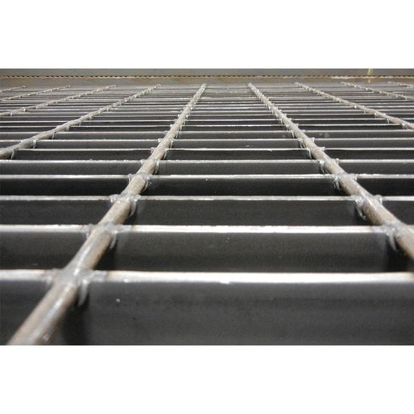 Zoro Select 20125S100-C4 Carbon Steel Bar Grating, Smooth, 48 In L, 36 In W,